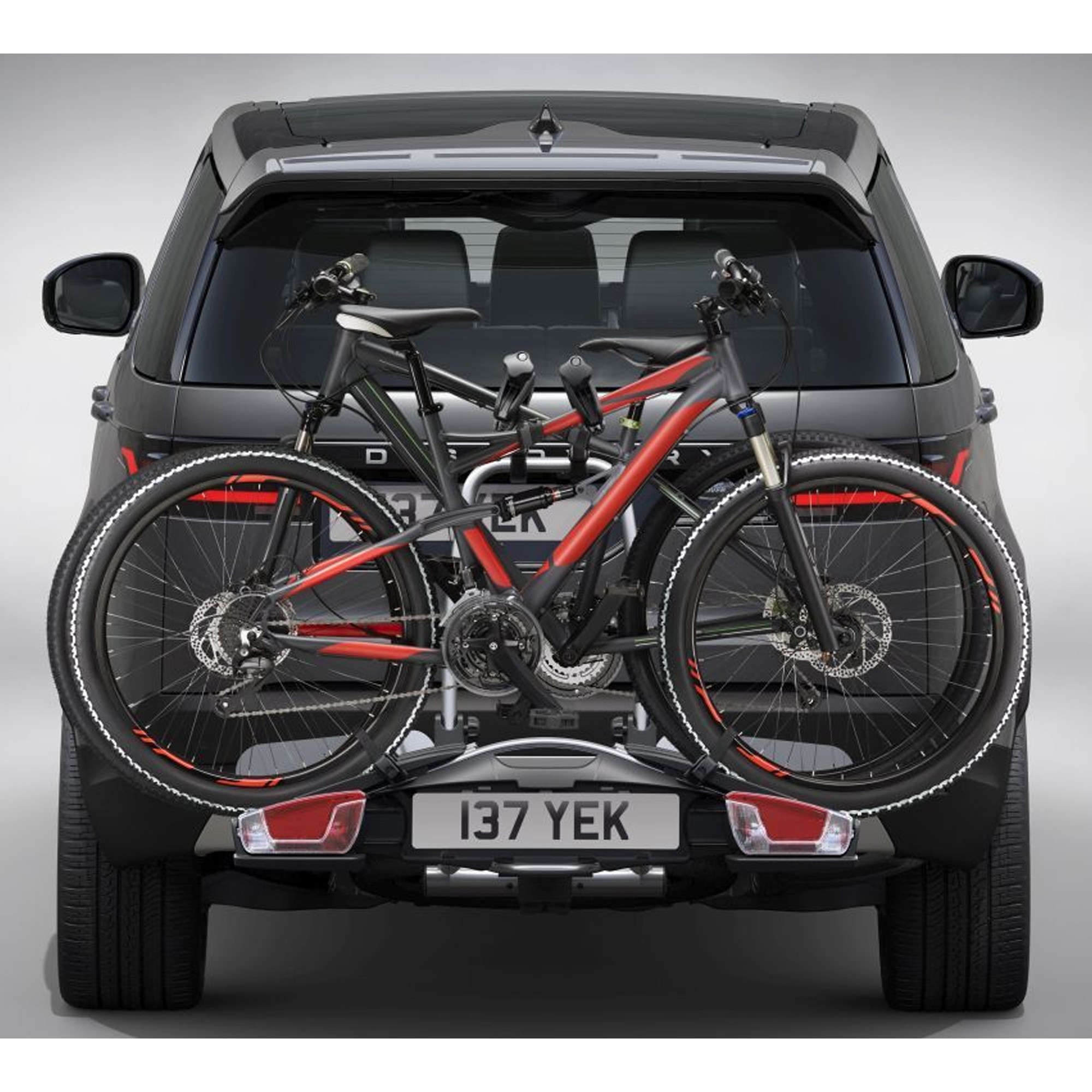 Roof Rack VDPKING2 Compatible with Land Rover Range Rover Velar 5 Door 2 x Bicycle Carrier Bike Pro from 17 