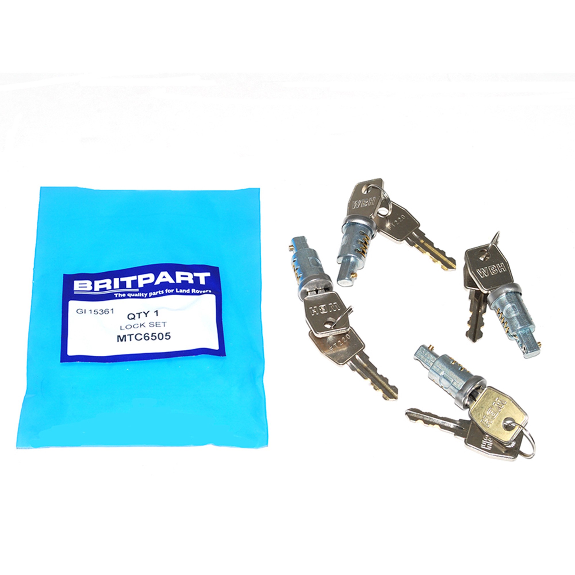 Lock Set 4 Barrels and 2 Keys 90-110. up to 1A622423