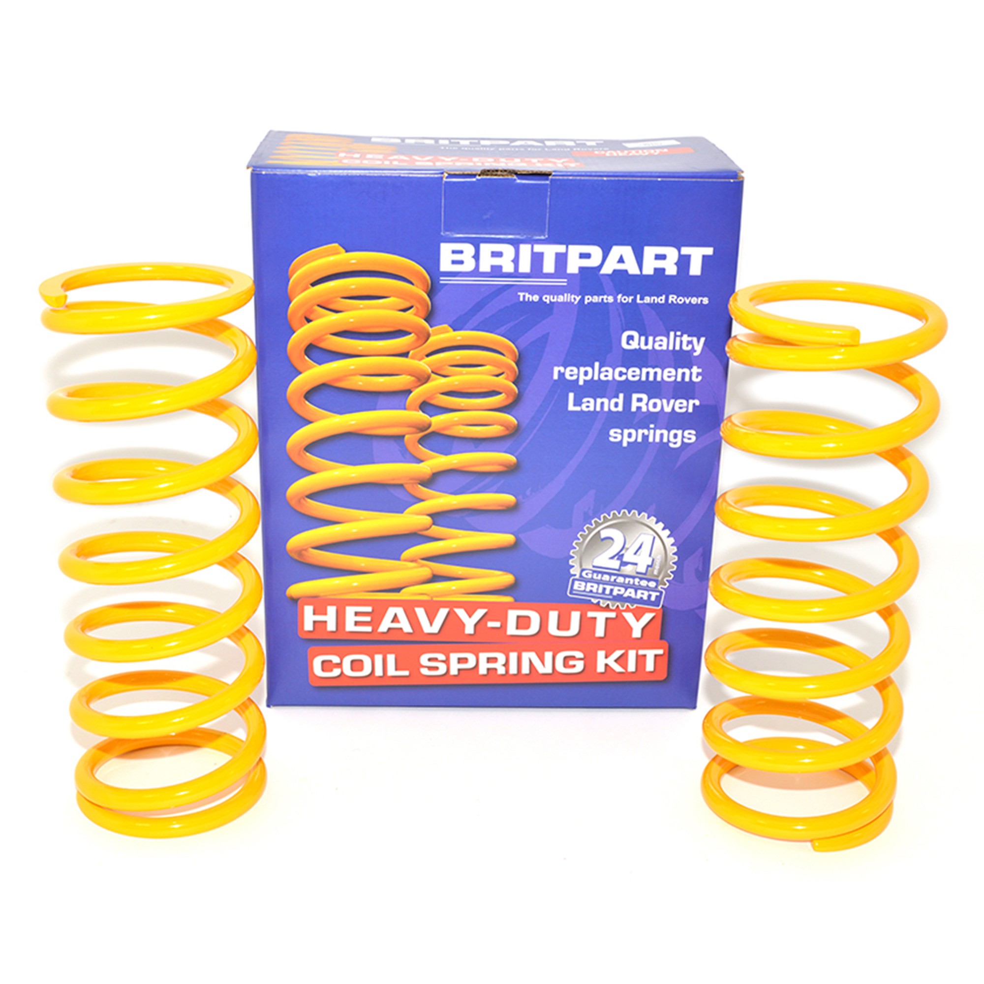 DA4202 - Yellow Springs Front 40mm Lift 50KG Load for 90/110 Defender. Priced As Pair