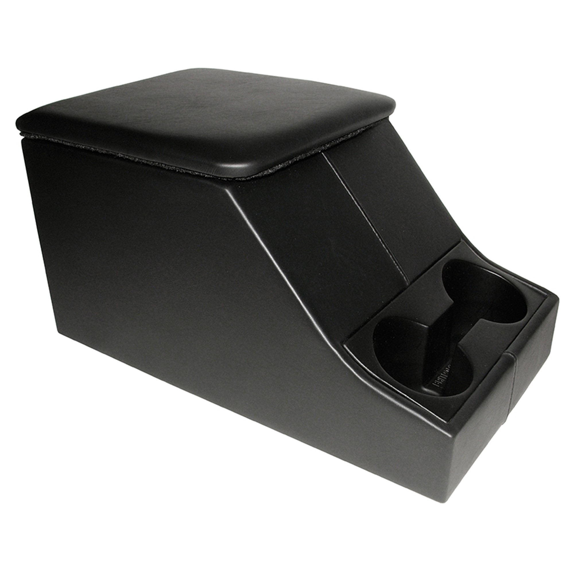 Defender Cubby Box with 2 Cup Holders - Black