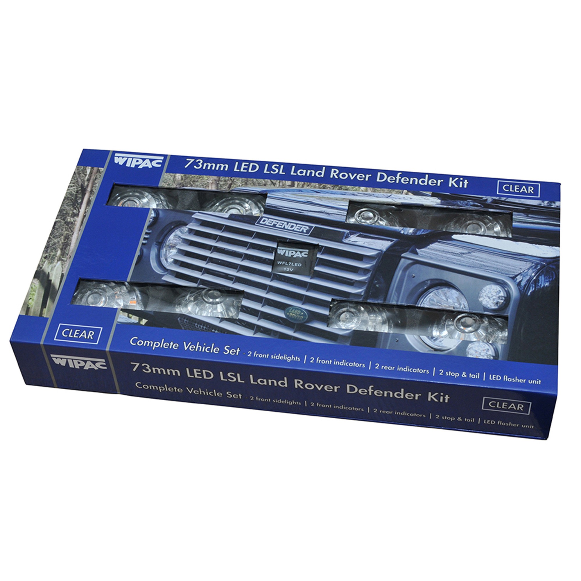 Wipac Clear Lens Led Light Kit for Defender 90/110 and Series 3