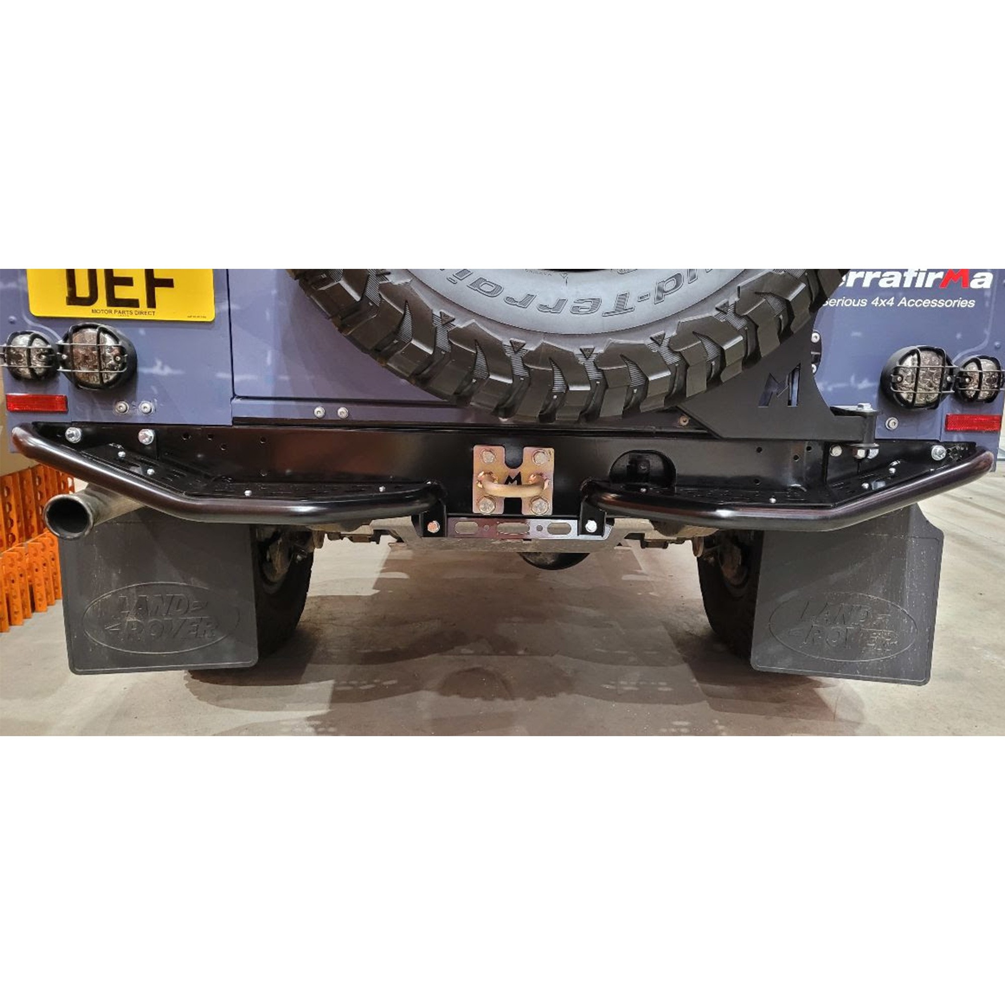 Terrafirma Defender Skeleton Rear Bumper Steps