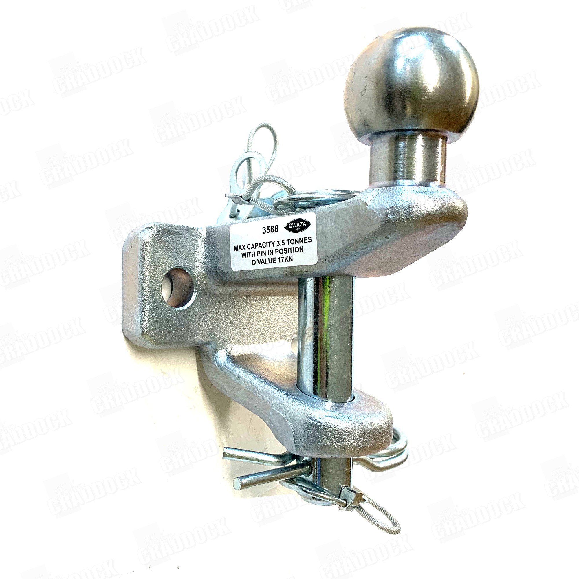 3.5 Tonne Pin and Tow Ball Hitch D&e Approved