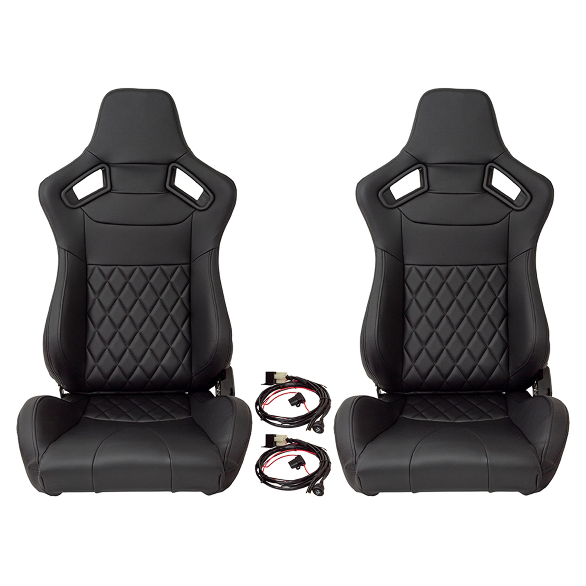 Diamond Pattern Sport Seats - Set Of 2 - Heated for Defender