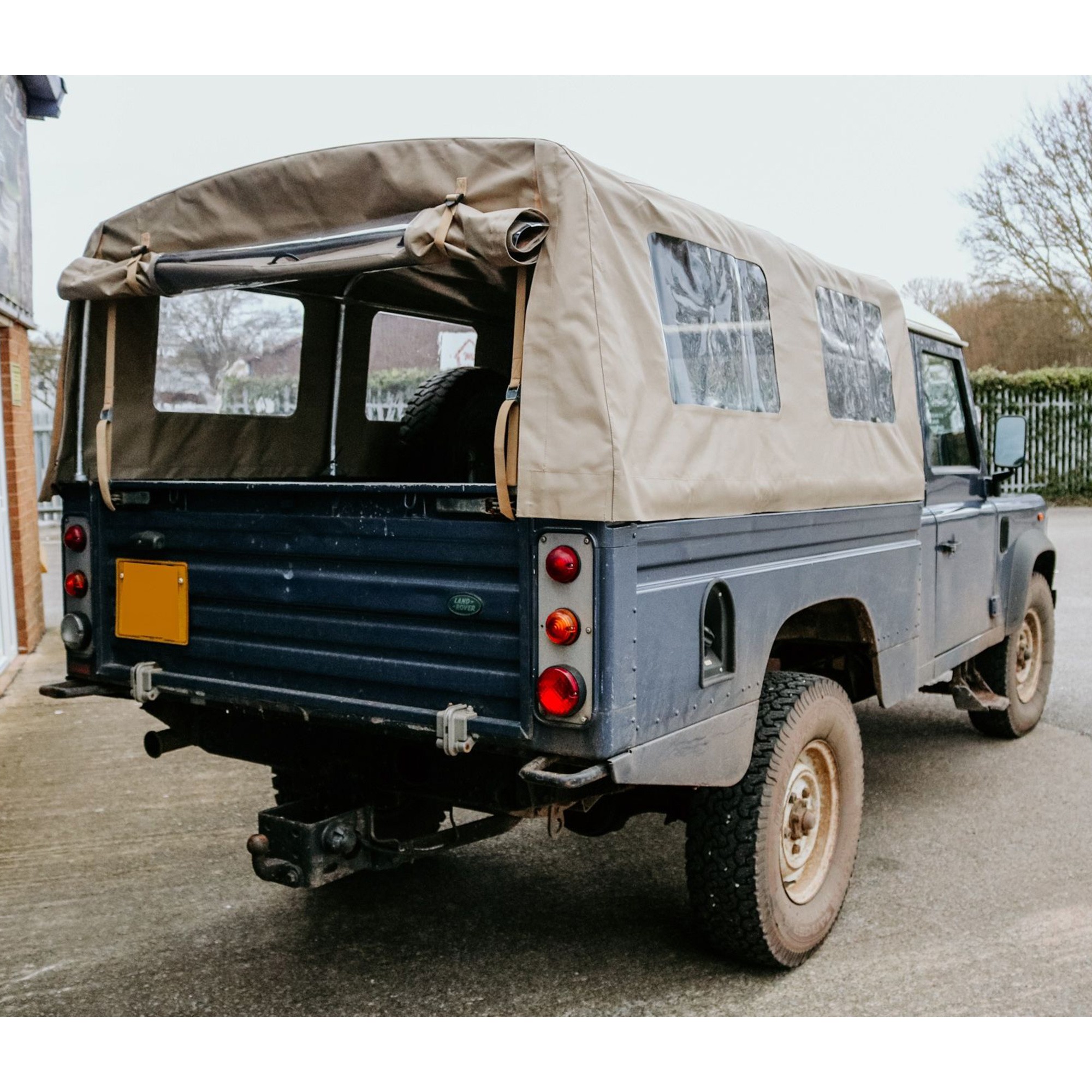 Crew Cab Sand Pvc Hood for Defender 130 Hi Cap