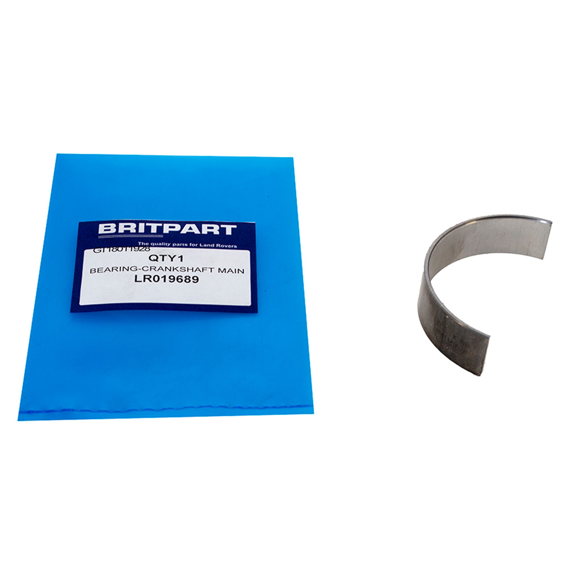 LR019689 - Rear Lower Crankshaft Bearing