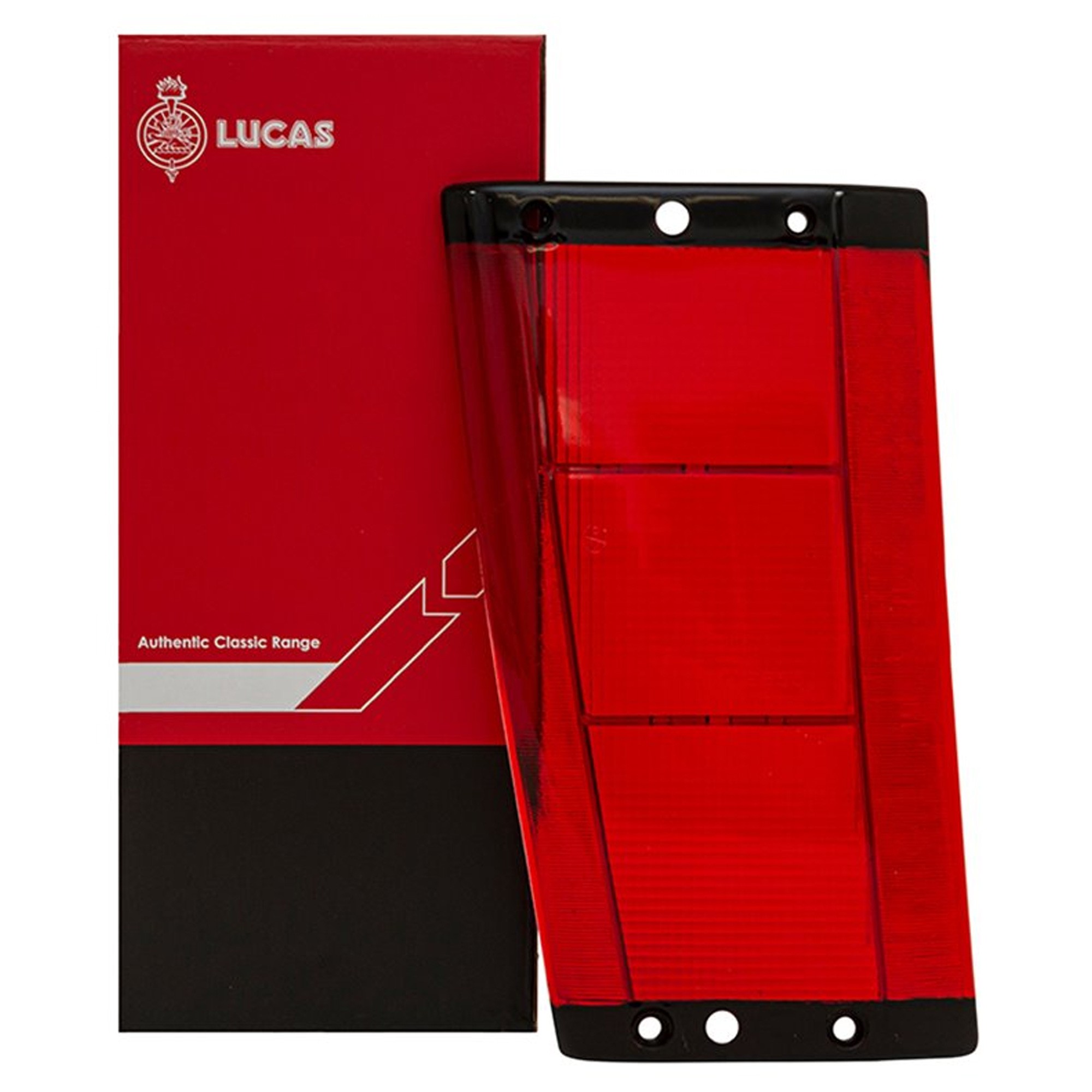 Lucas Range Rover Classic Lens Rear Side RH Black Edges