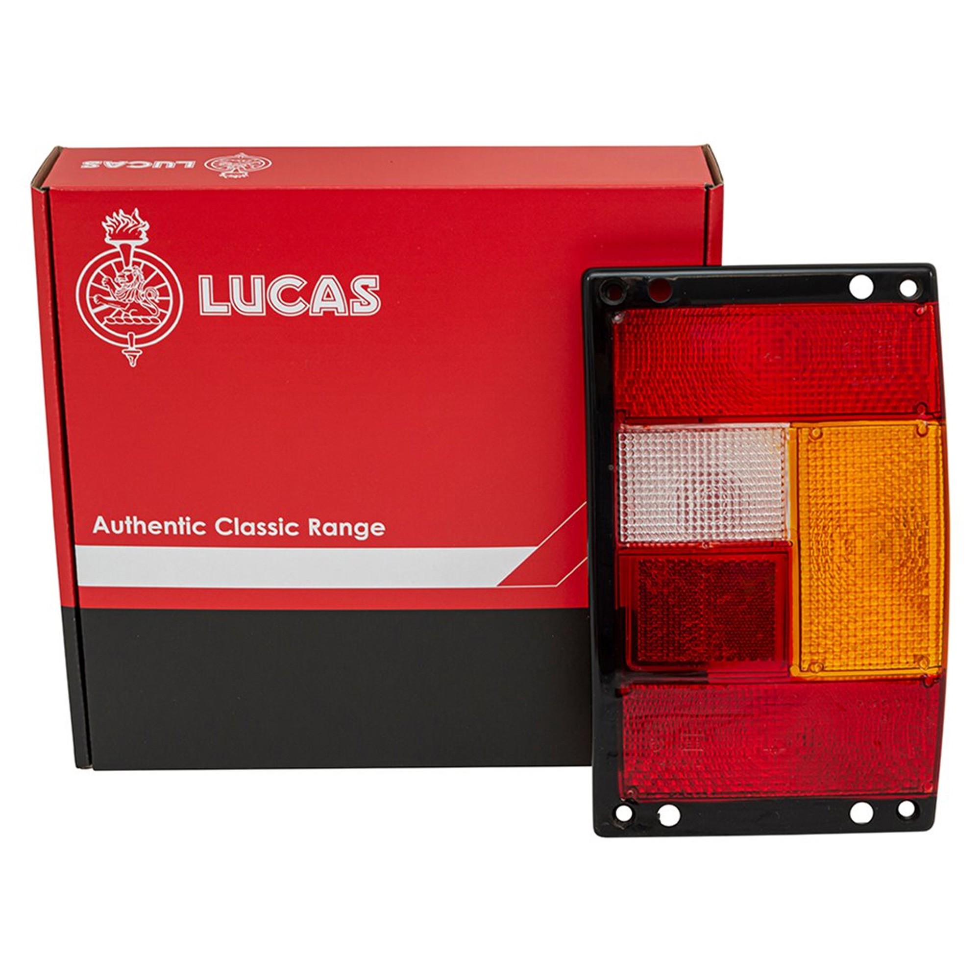 Lucas Range Rover Classic Rear Lens R.H with Fog Lamp Black Edges
