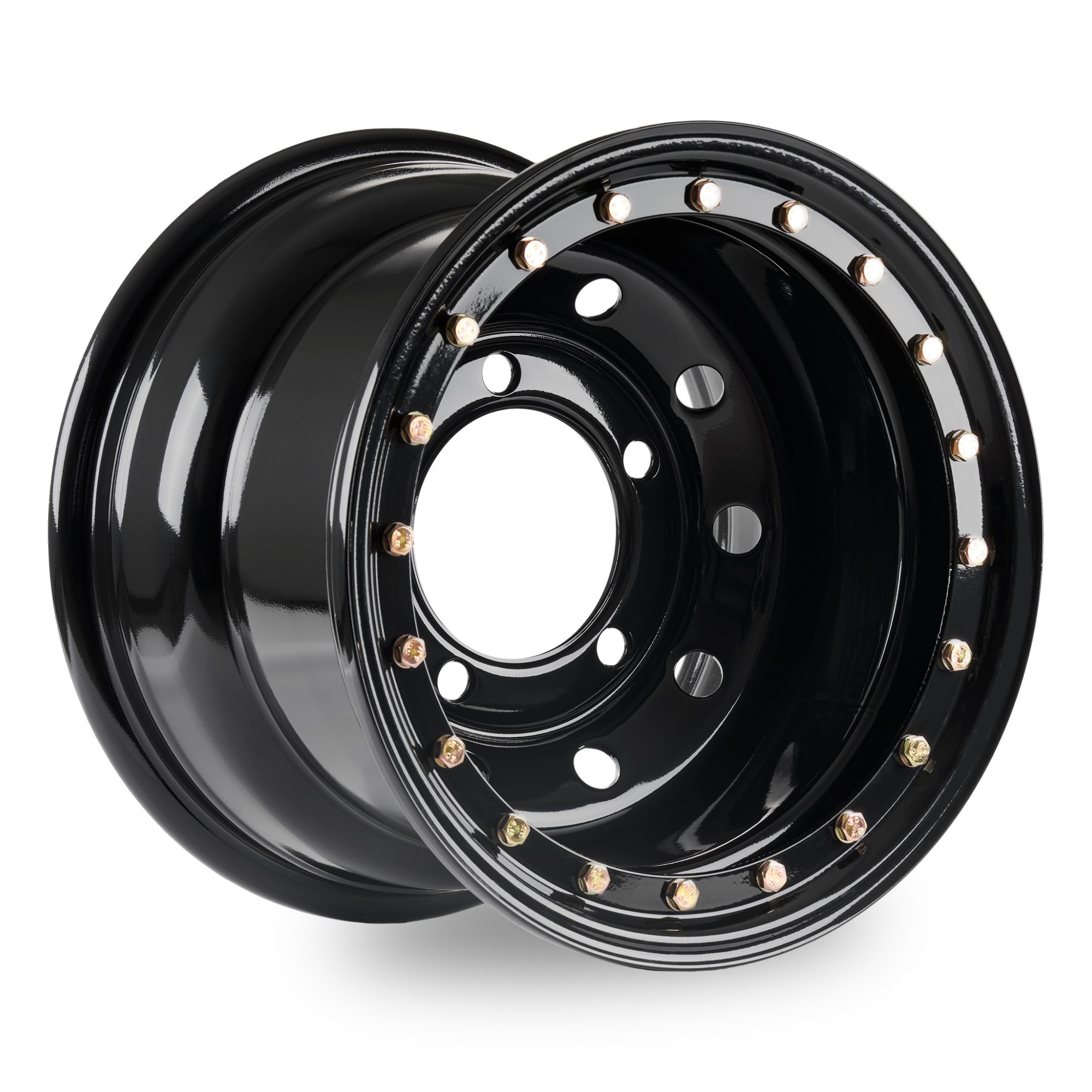 JC150BBL - 10X15 Black Modular Wheel Imitation Bead Locker 5/165 ET-32