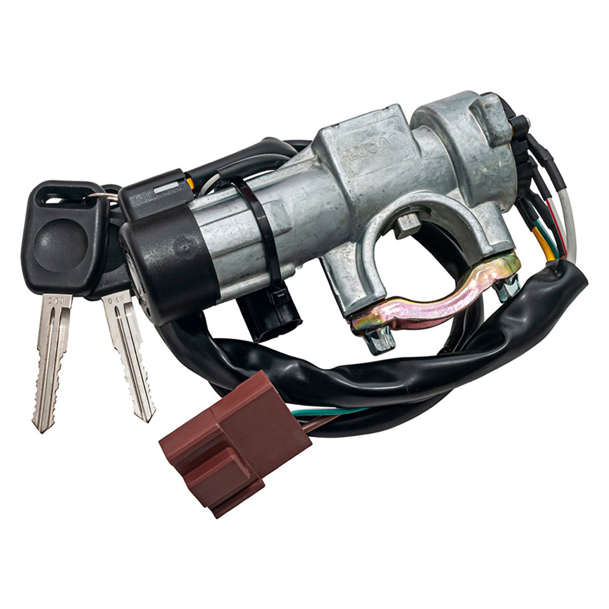 Lucas Steering Column Lock 90-110 Diesel 2.5 NA Diesel and 2.5 Turbo Diesel Red and Black Box