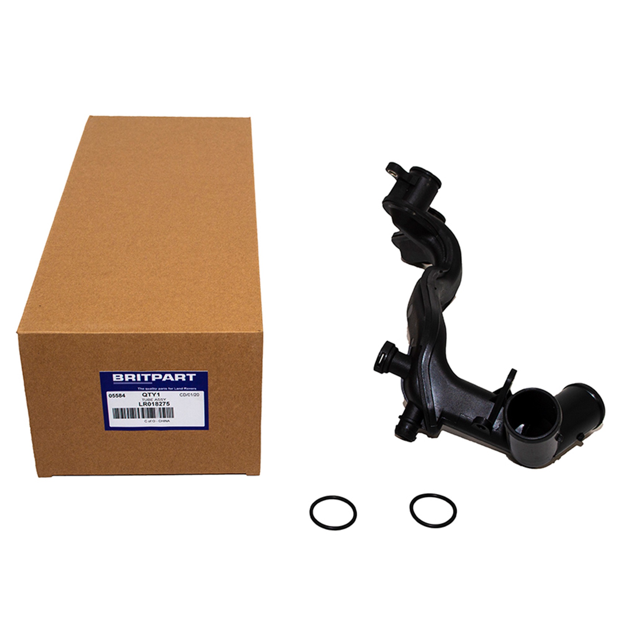 LR018275 - Thermostat Tube with O Ring 5.0L Ohc