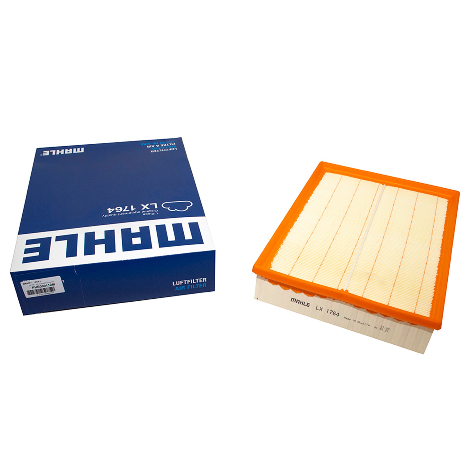 PHE000112M - Mahle Air Filter Element Discovery 3 2.7L TDV6 and Rr