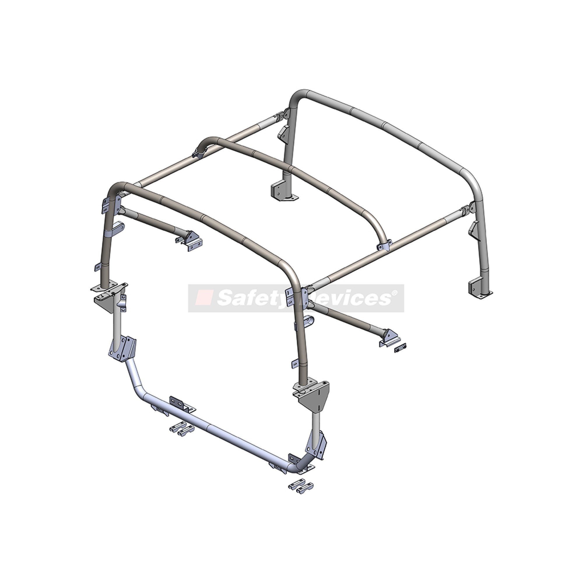 RBL3017SSS Safety Devices Defender 90 6 Point Roll Cage Soft Top 2