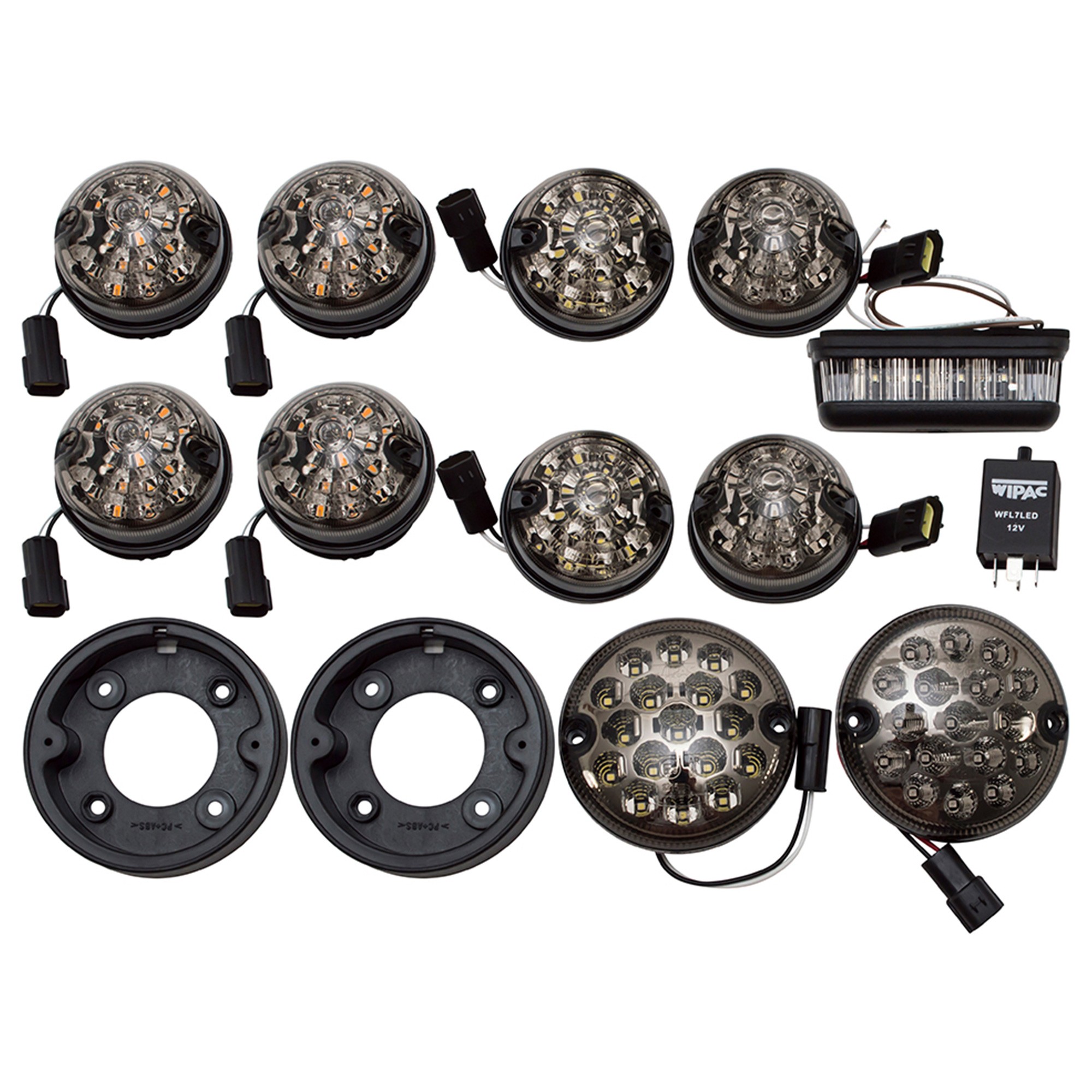 thumbnail image 2 of Genuine WIPAC Full Light Set For Land Rover Defender & Series 3 (Pre-1993) - OEM Lamps Kit 2 of 4