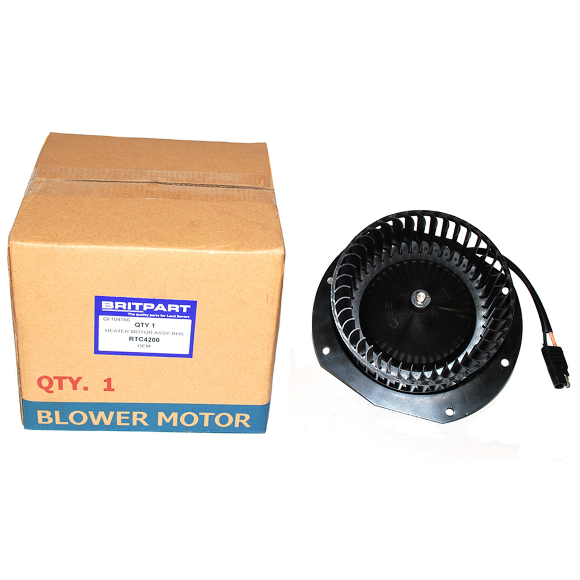 RTC4200 - Motor and Rotor Assembly for Heater 90/110 RHD up to LA93997
