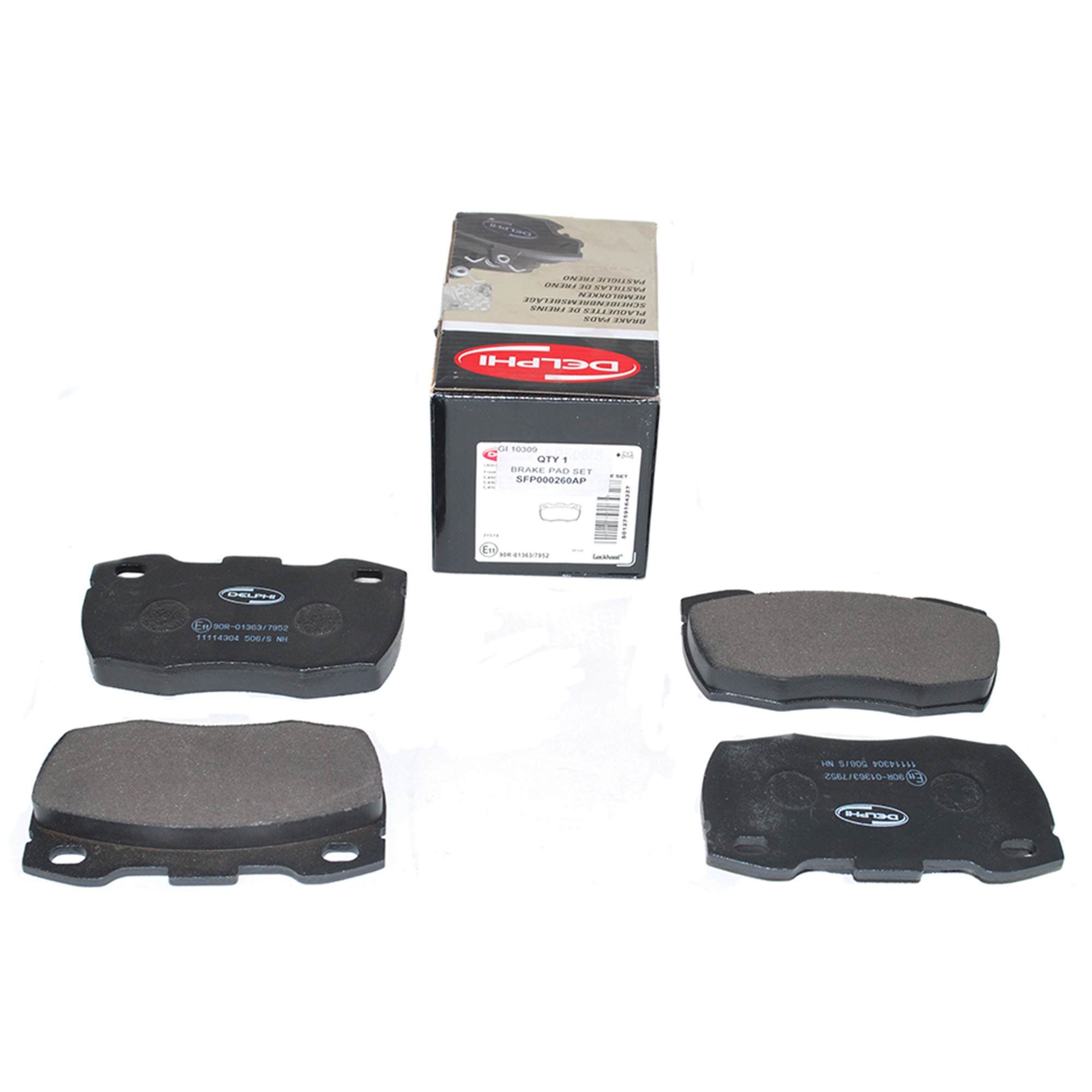 SFP000260AP Delphi Brake Pad Set Front Defender 90