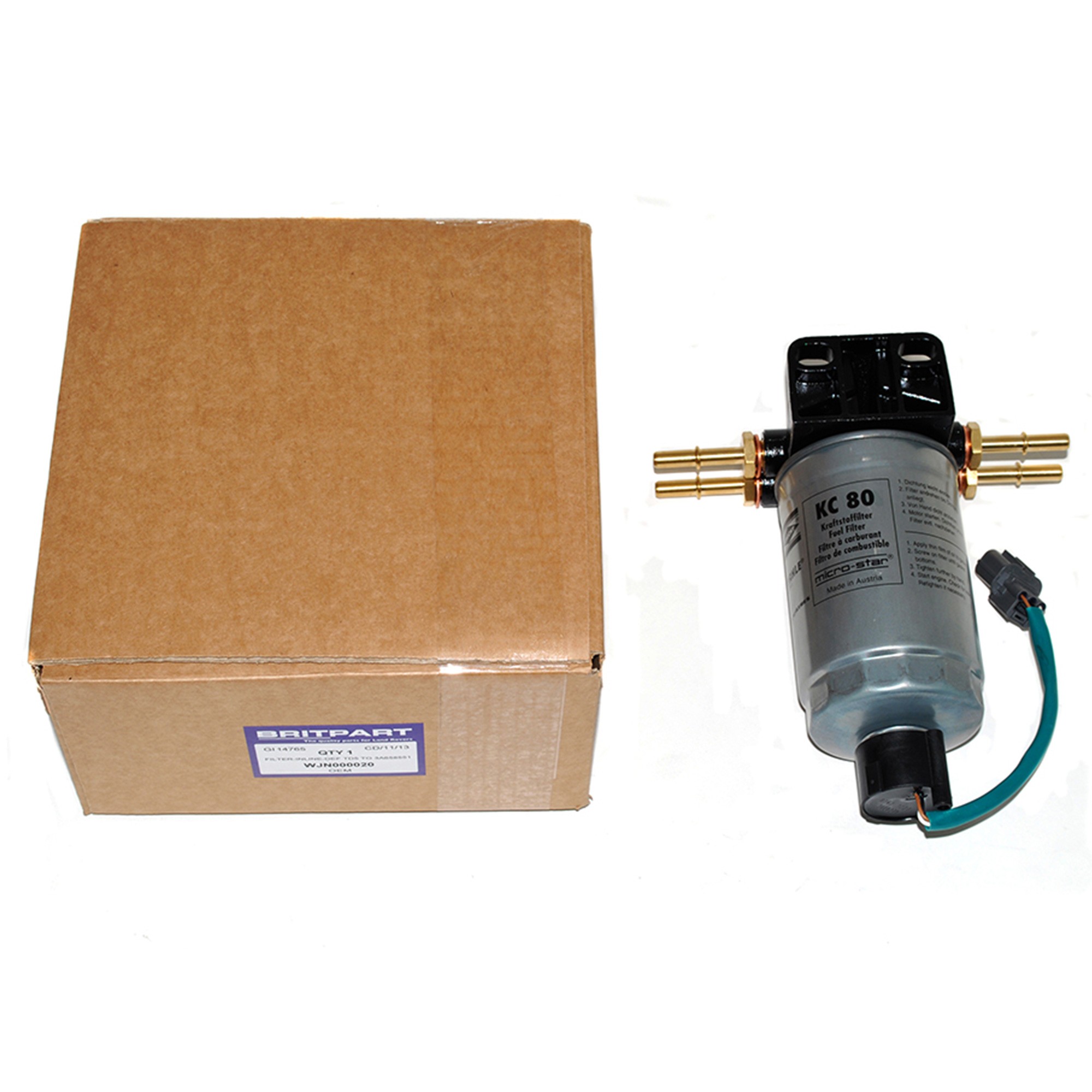 WJN000020 - in Line Fuel Filter and Housing from WA154255 to 3A658551 Defender TD5