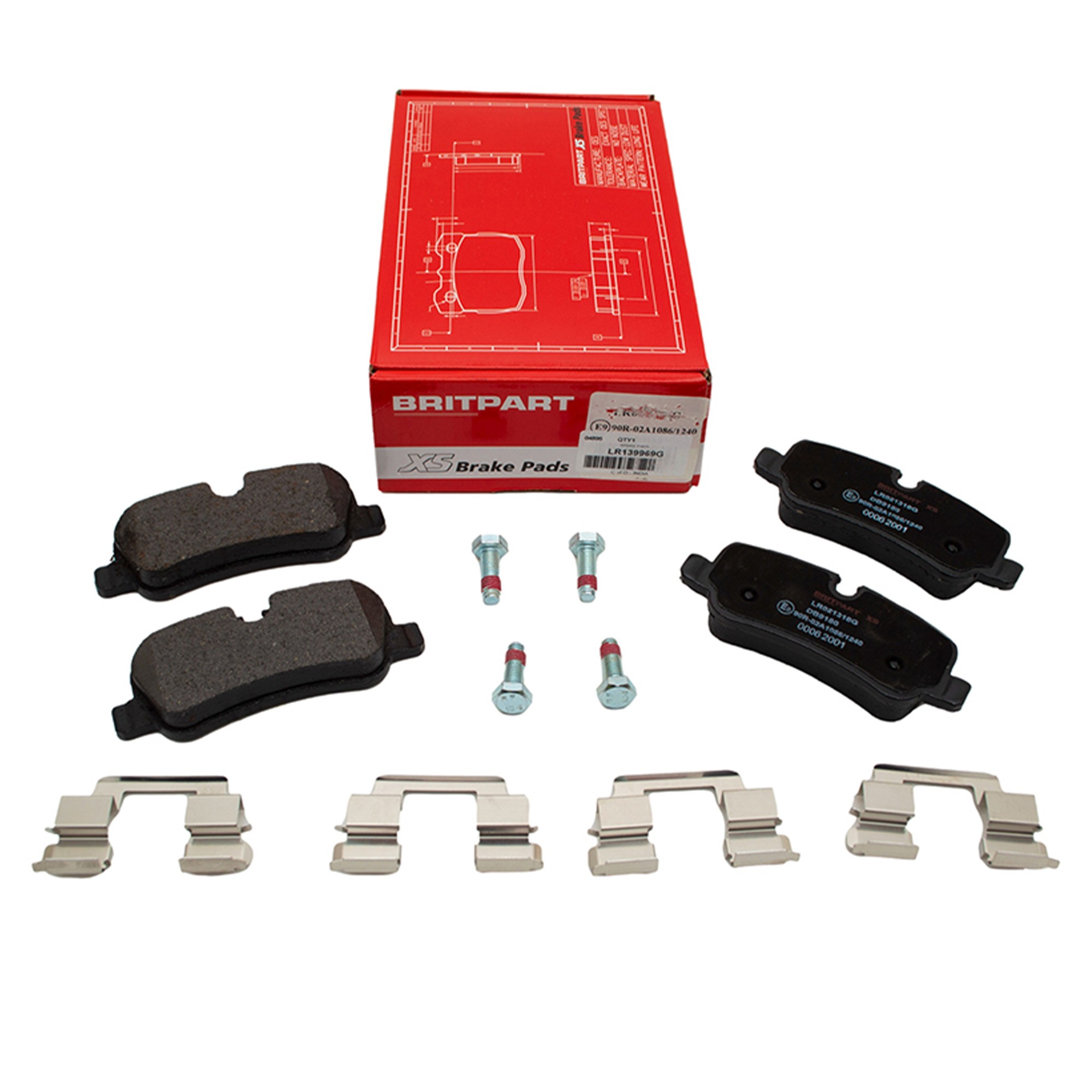 LR139969G - Rear Brake Pads - Britpart Xs