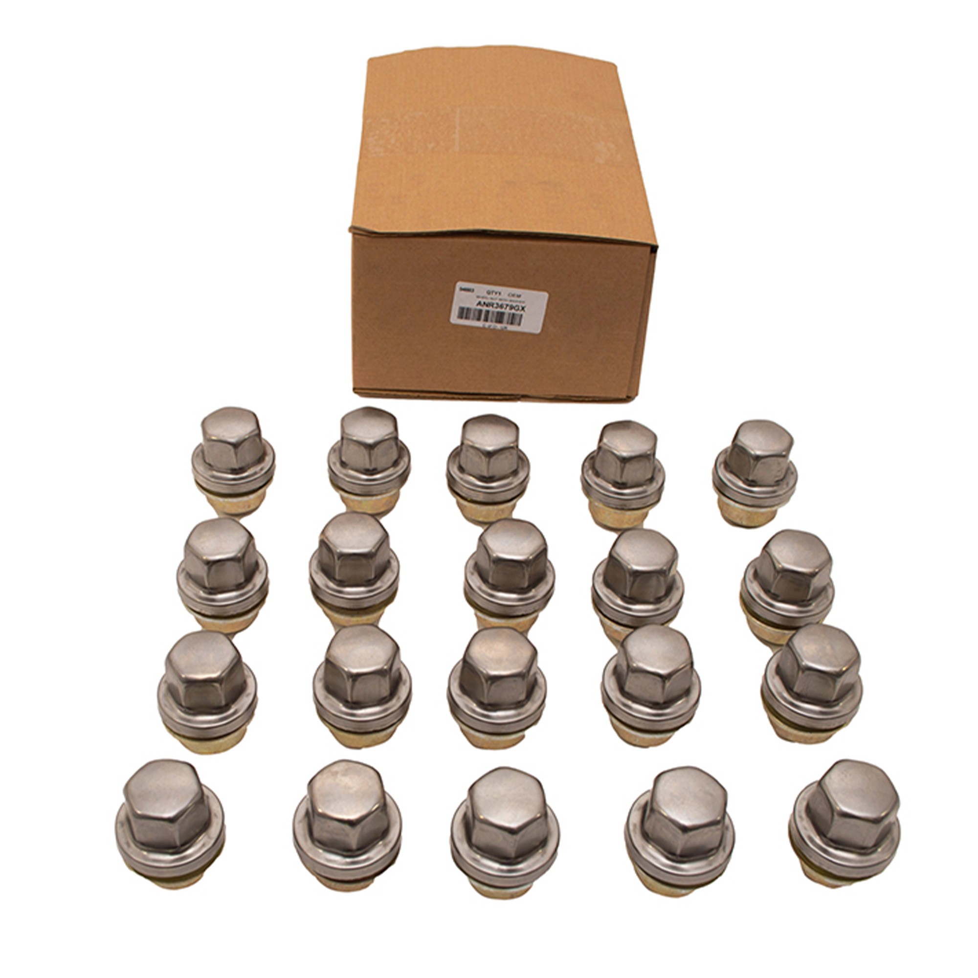20 x Oe Alloy Nut Discovery 2 and Range Rover 1995-02