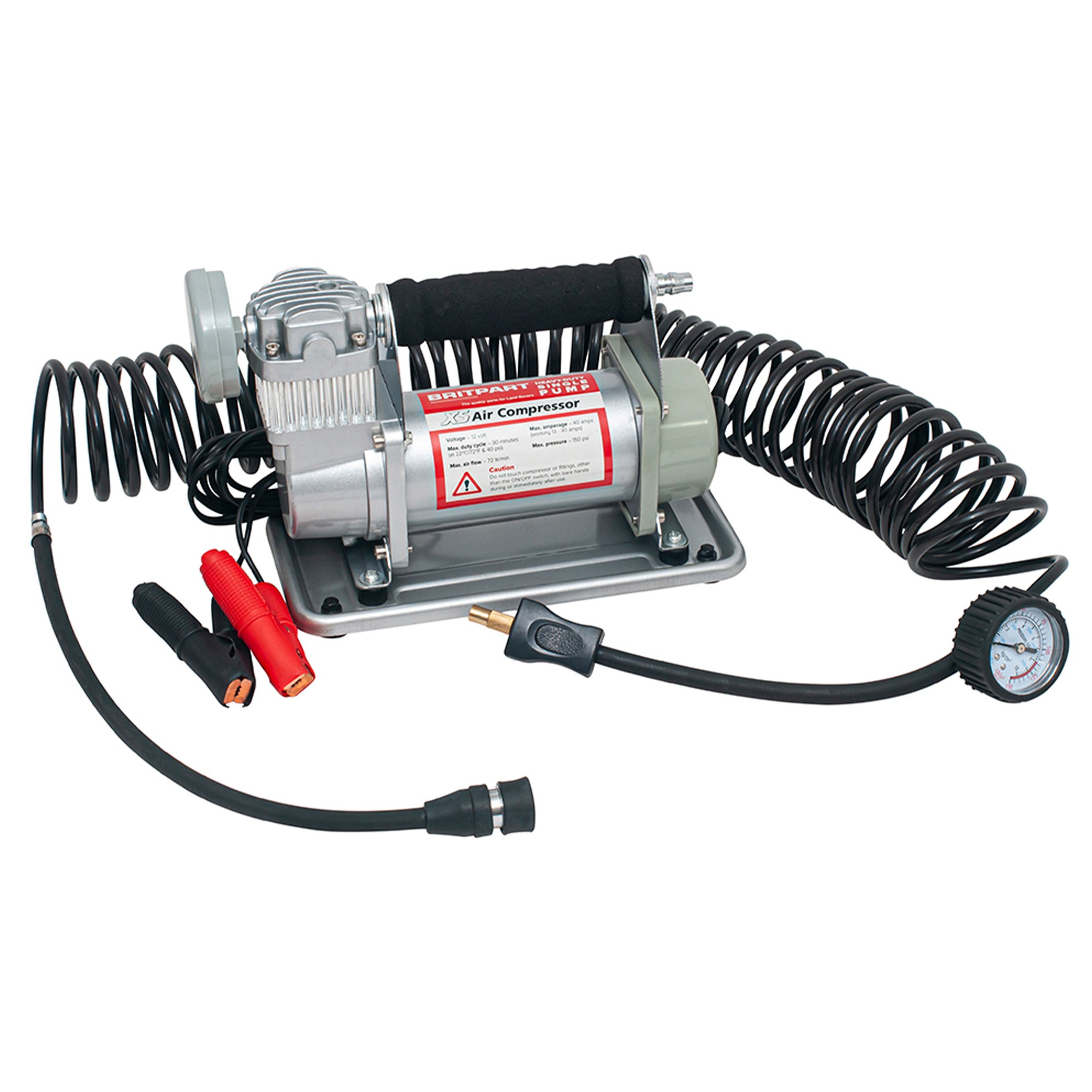 Heavy duty portable air clearance compressor