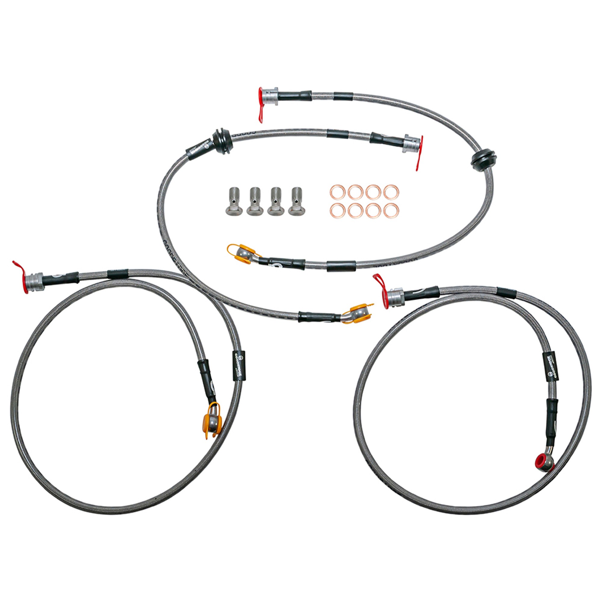 No Longer Available Brake Hose Kit - Goodridge (Range Rover L322)