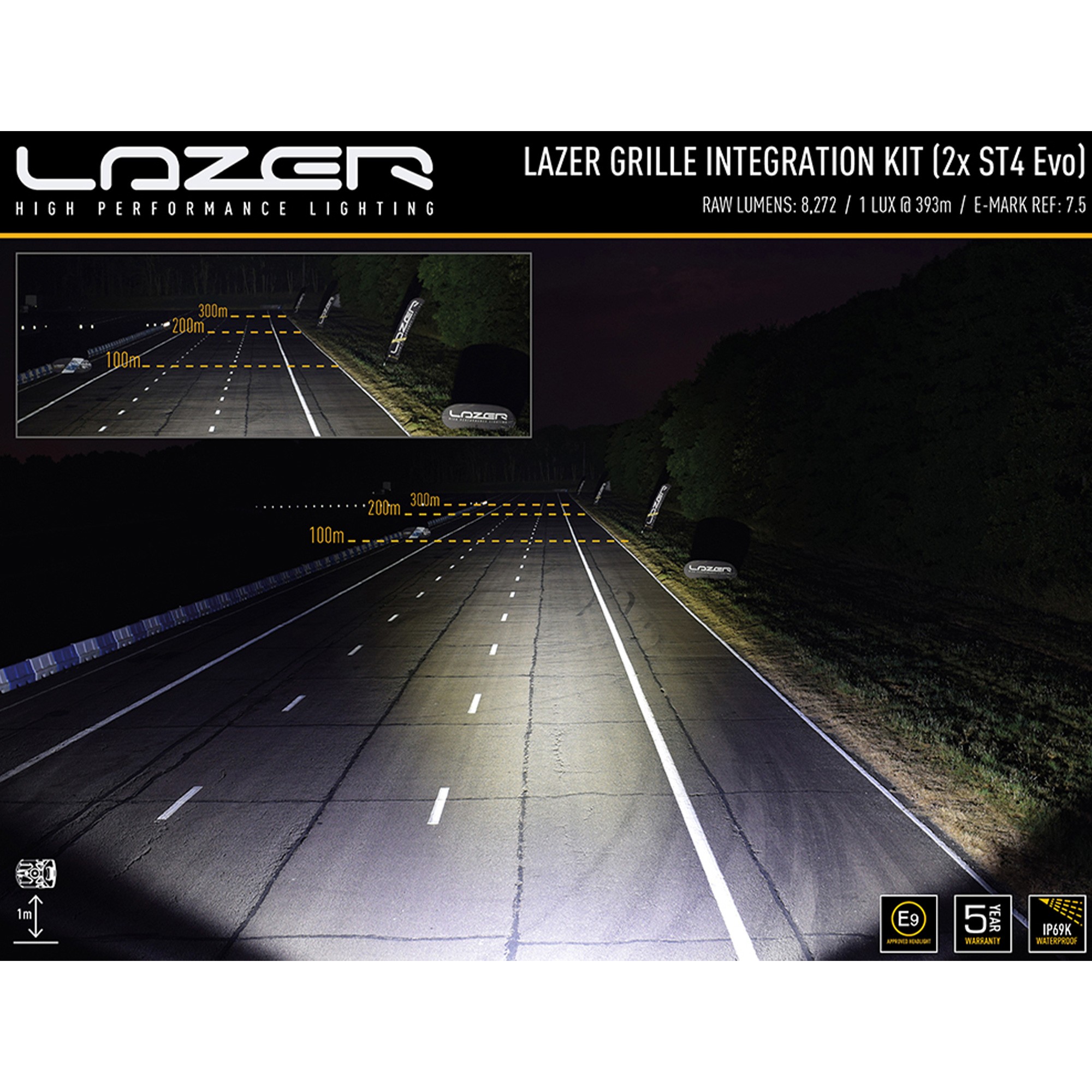 Lazer Discovery 5 Grille Mount Kit