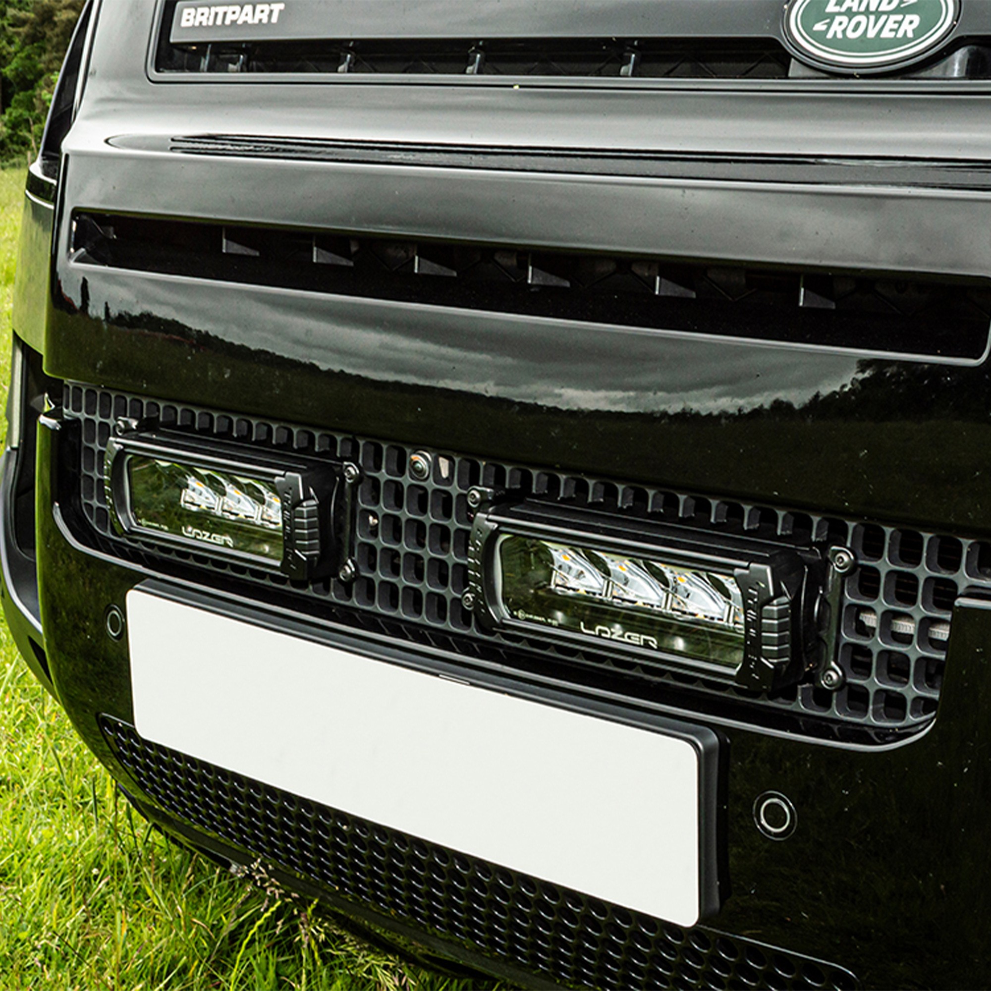 Defender 2020 Lazer Led Spotlight Grille Integration Kit Bespoke Mounting Brackets Quick and Easy Fitting