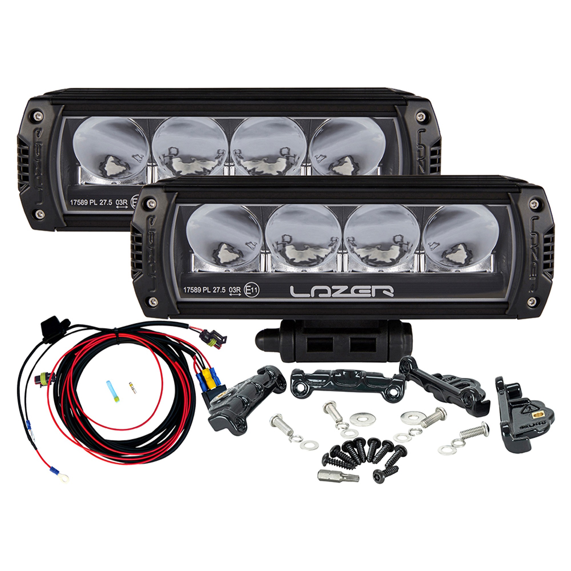 Defender 2020 Lazer Led Spotlight Grille Integration Kit Bespoke Mounting Brackets Quick and Easy Fitting