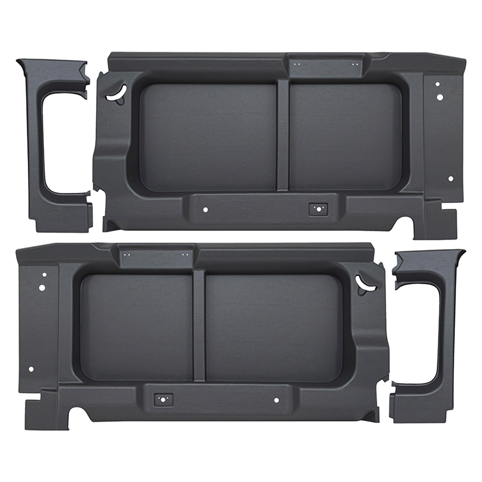 90 Rear Dark Grey Window Surround without Window Cut Out