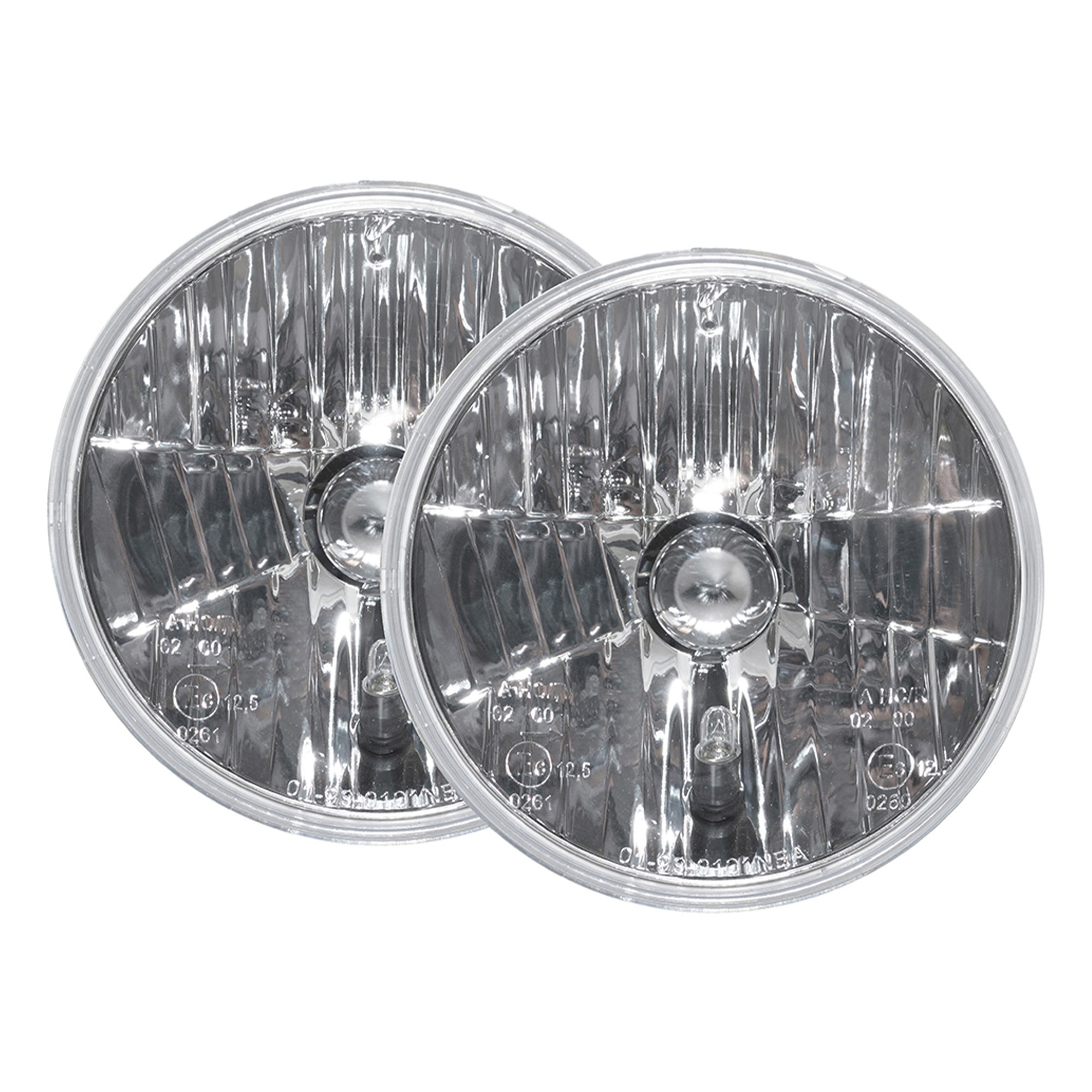 LHD Super Crystal Halogen Headlamps Pair Bulbs Not Supplied Use Part No : 589783