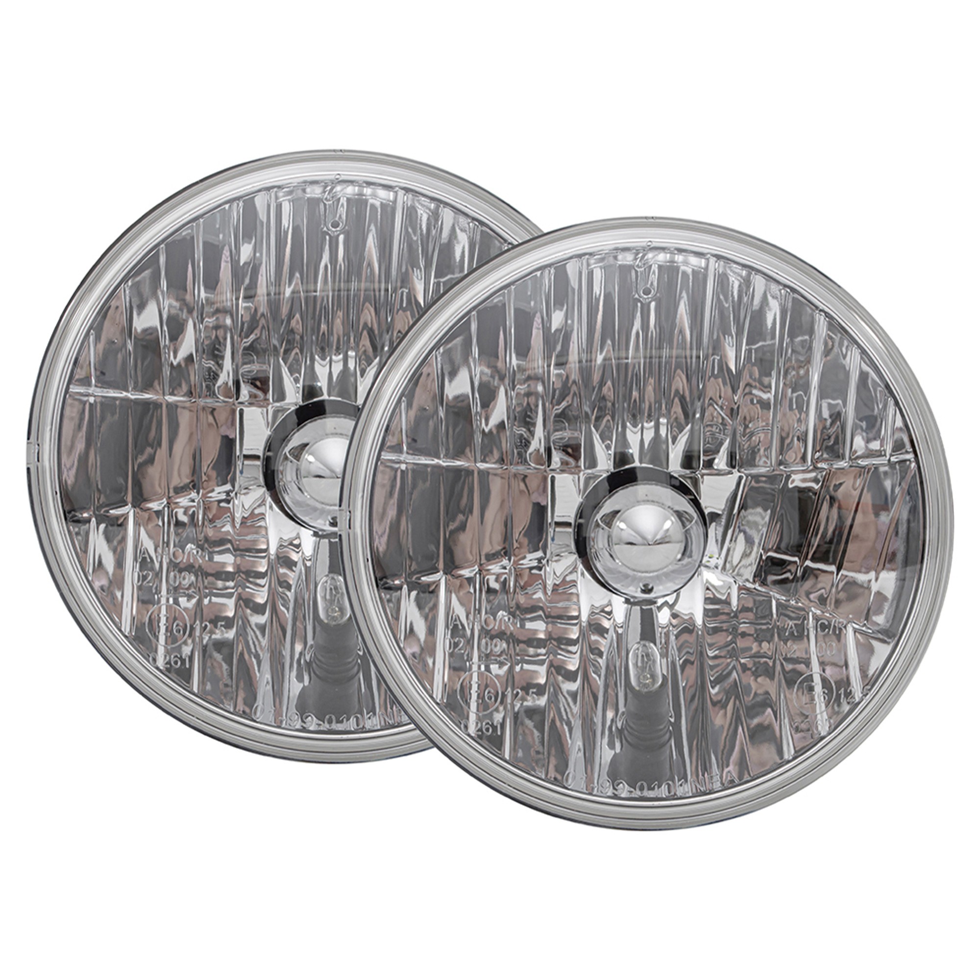LHD Super Crystal Halogen Headlamps Pair Bulbs Not Supplied Use Part No : 589783