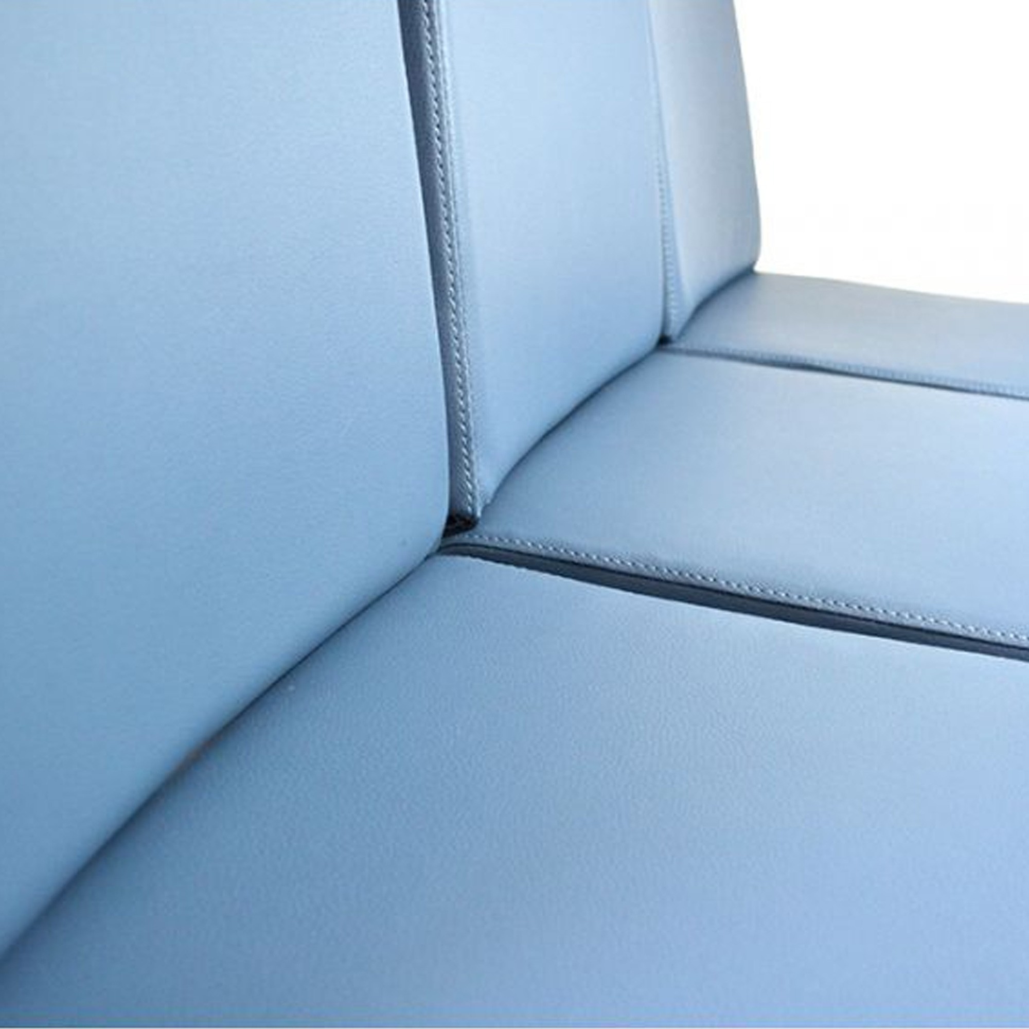 Full Set Raf Blue Seats Series 1 1954-58 3 Backs and 3 Bases Uses M6 Fixings