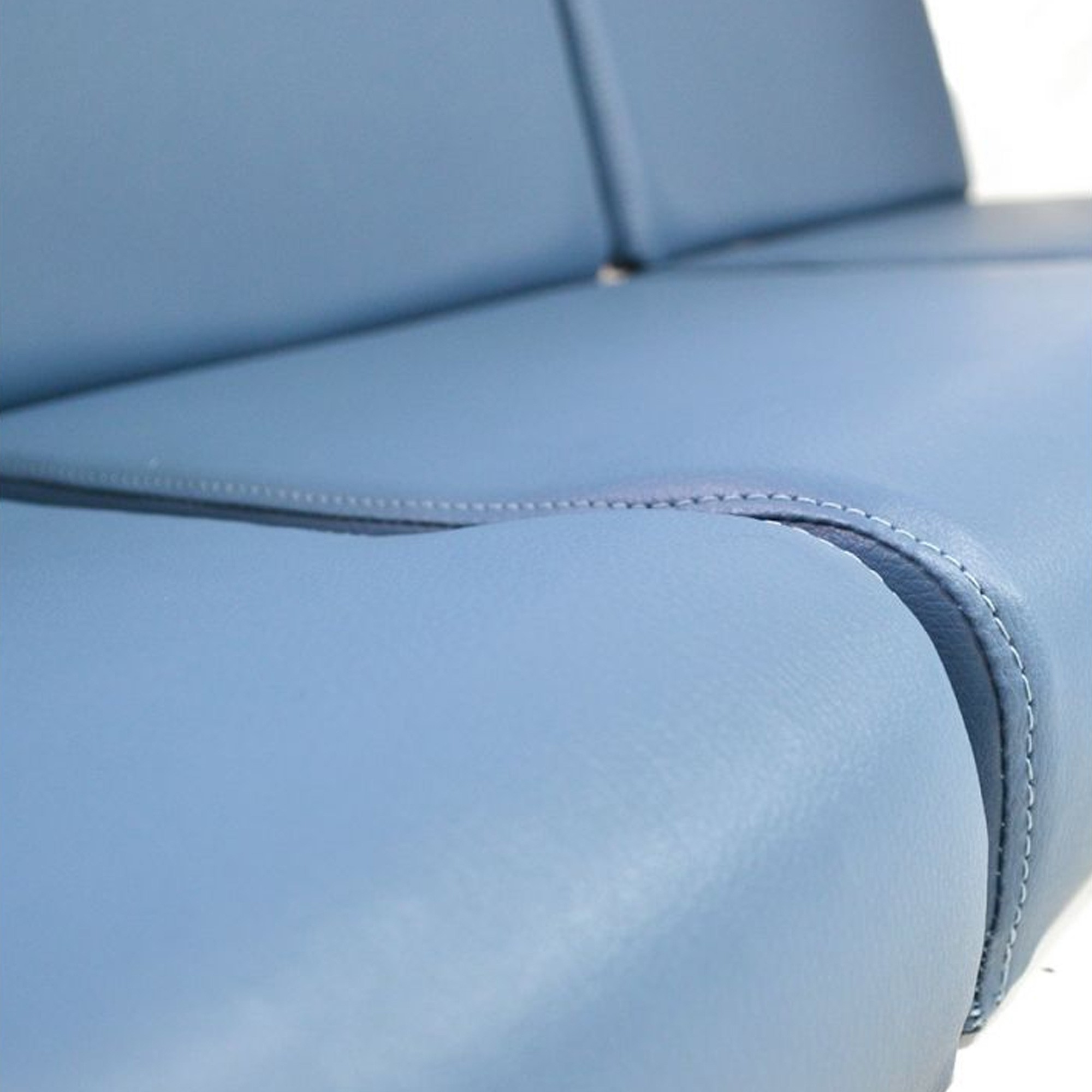 Full Set Raf Blue Seats Series 1 1954-58 3 Backs and 3 Bases Uses M6 Fixings