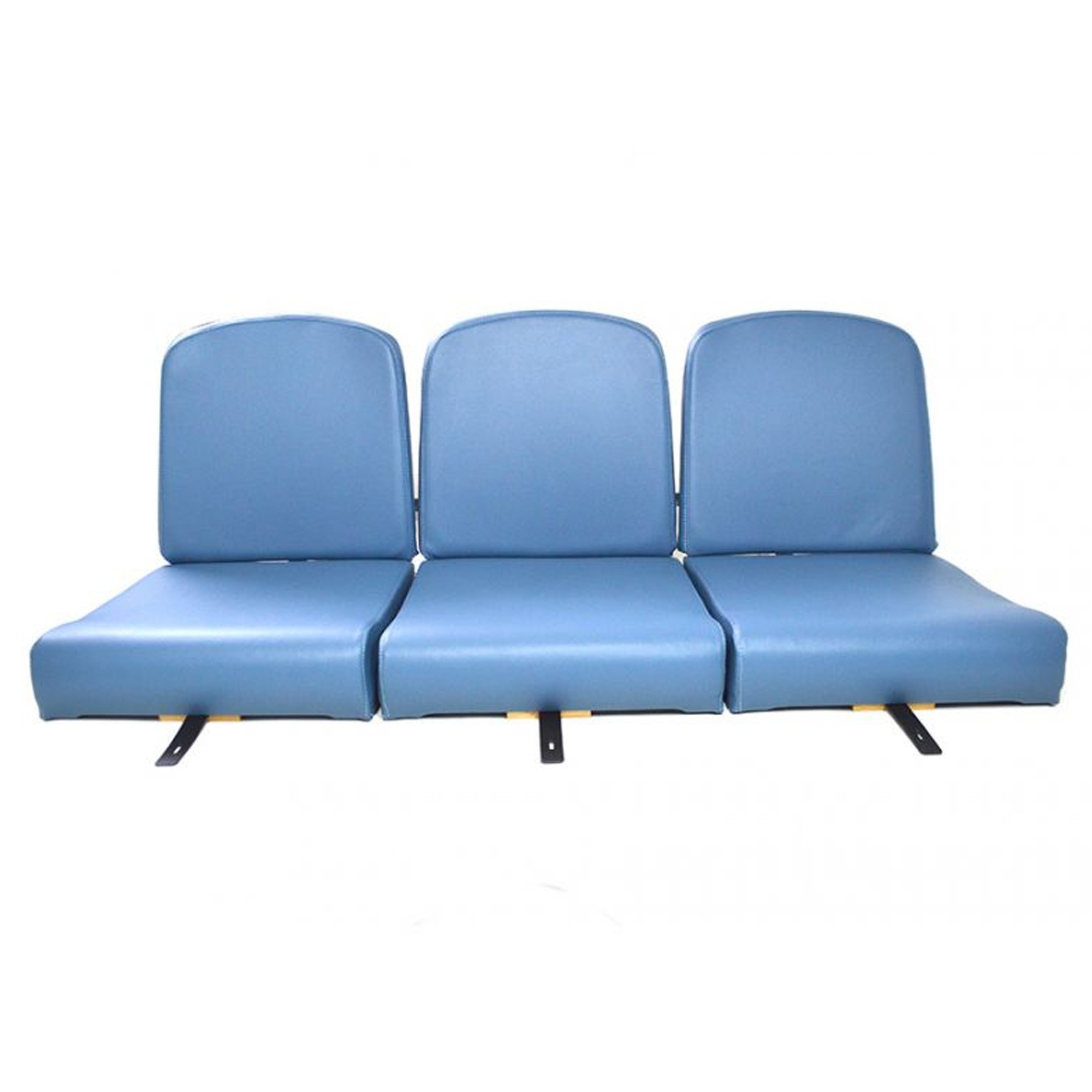 Full Set Raf Blue Seats Series 1 1954-58 3 Backs and 3 Bases Uses M6 Fixings