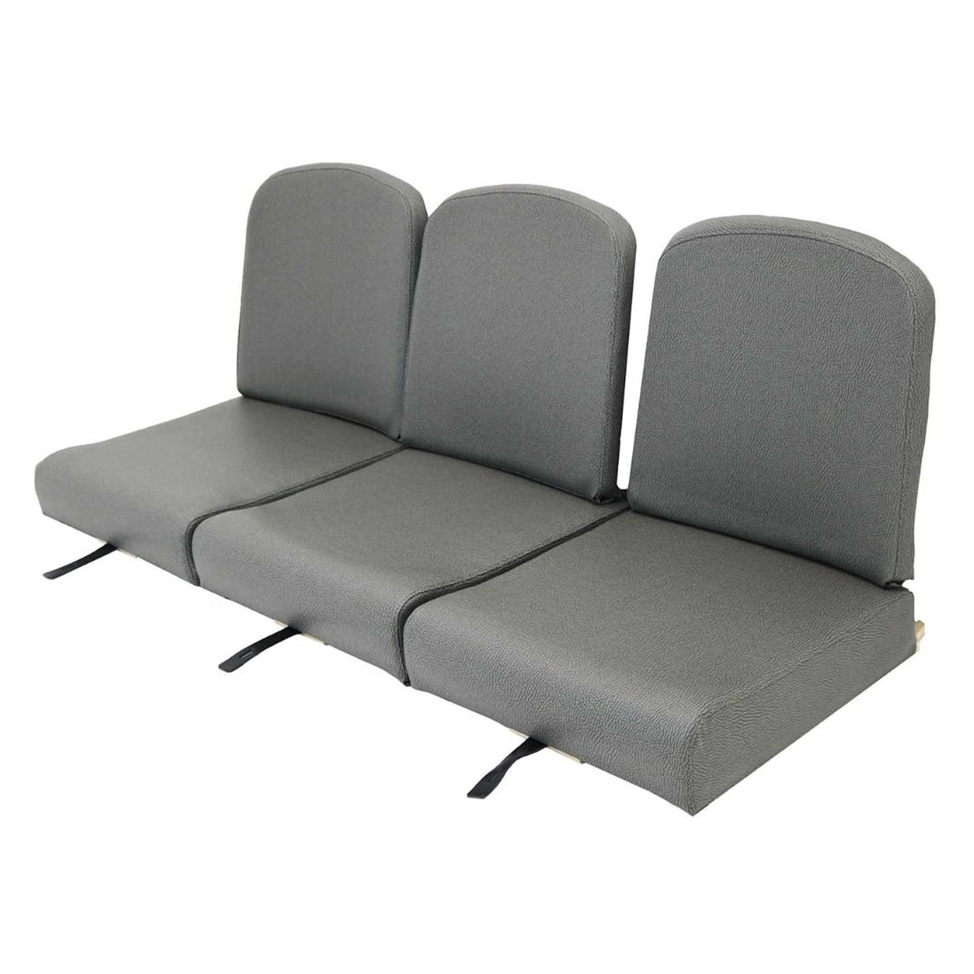 Seat Set 1954-58 Elephant Hide 3 Backs and 3 Bases Uses M6 Fixings