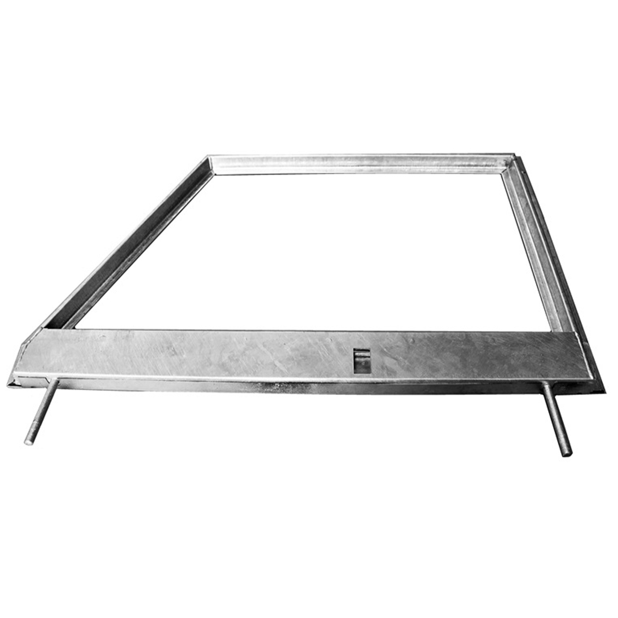 Galvanised Door Top RH ( No Glass ) Land Rover 1958-84. ( Alloy Skin ) - MTC5382GALV