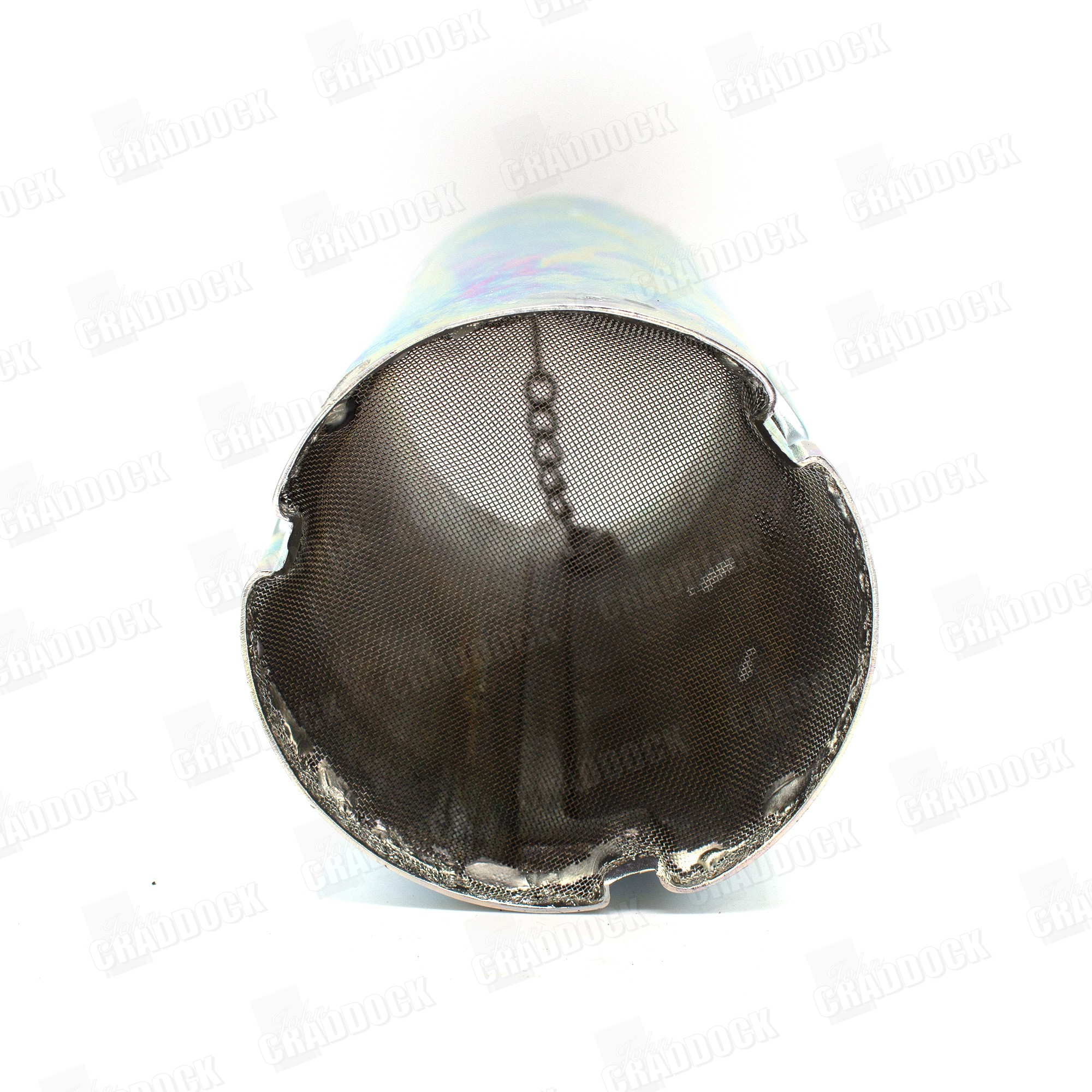 Fuel Tank Filter and Filler Tube 1948-58. Airportable & Military Vehicles with Under Seat Fillers