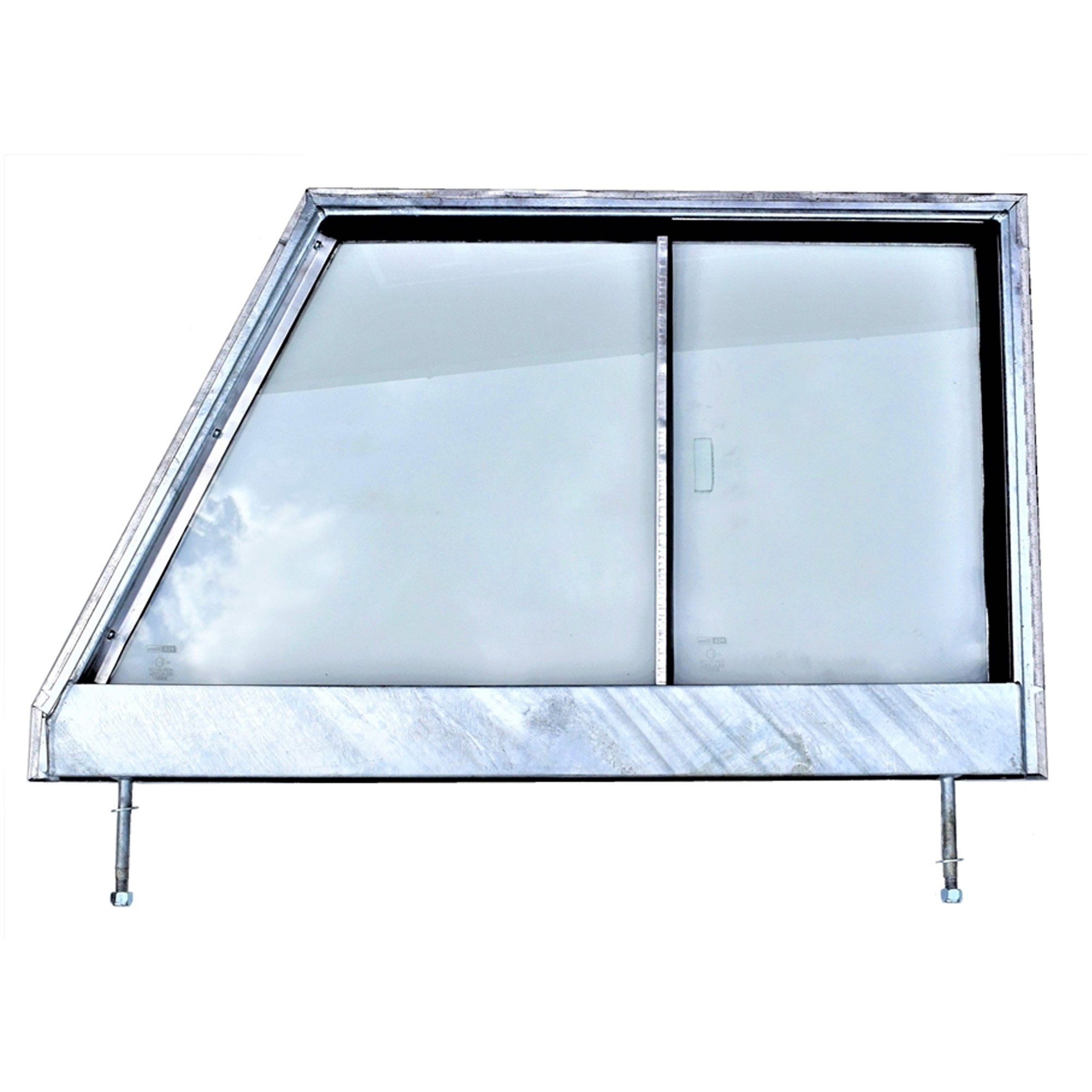 Galvanised RH Glazed Door Top Frame Series 2 and 2A (Alloy Skin)