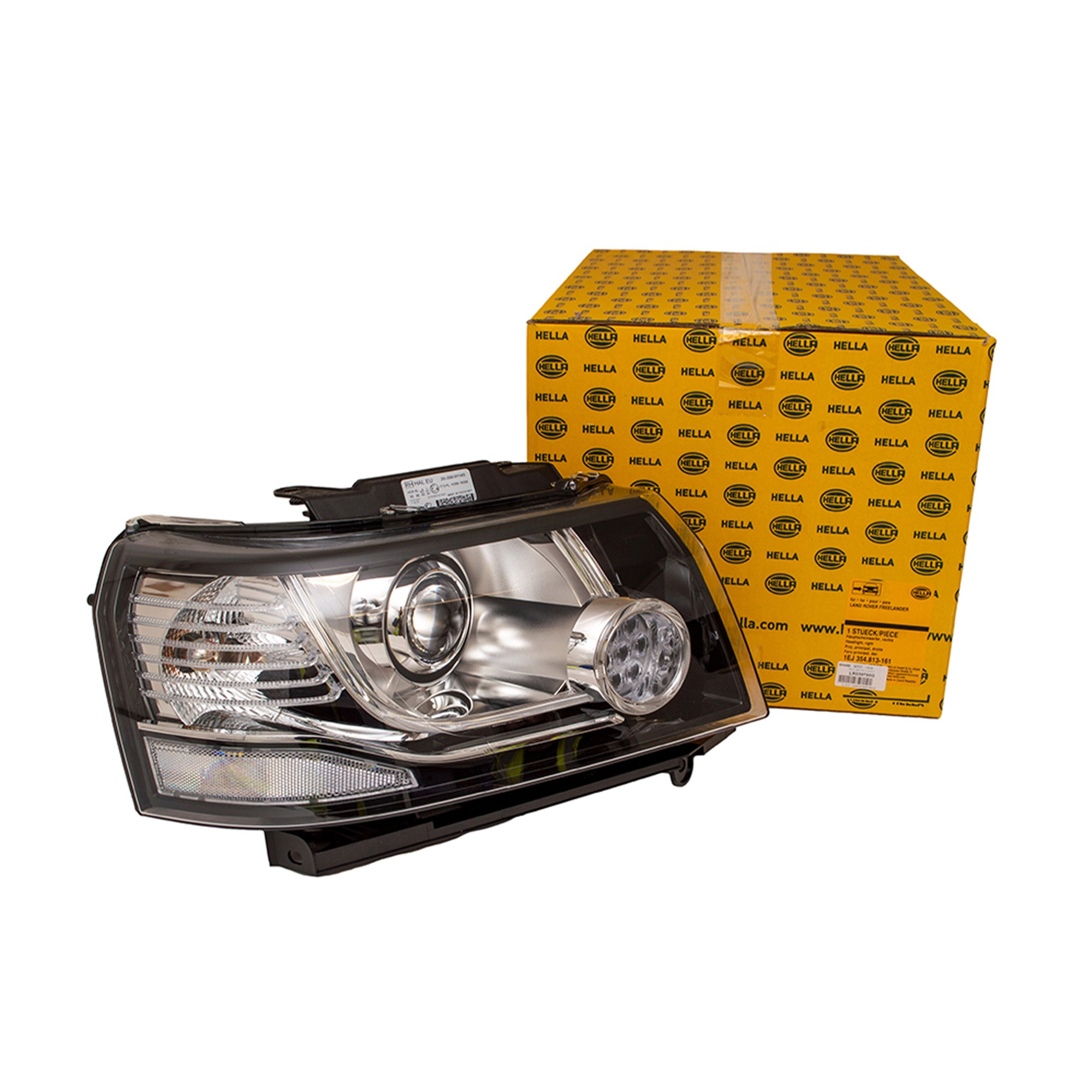 LR039790G - OEM LHD Front RH Headlamp and Flasher
