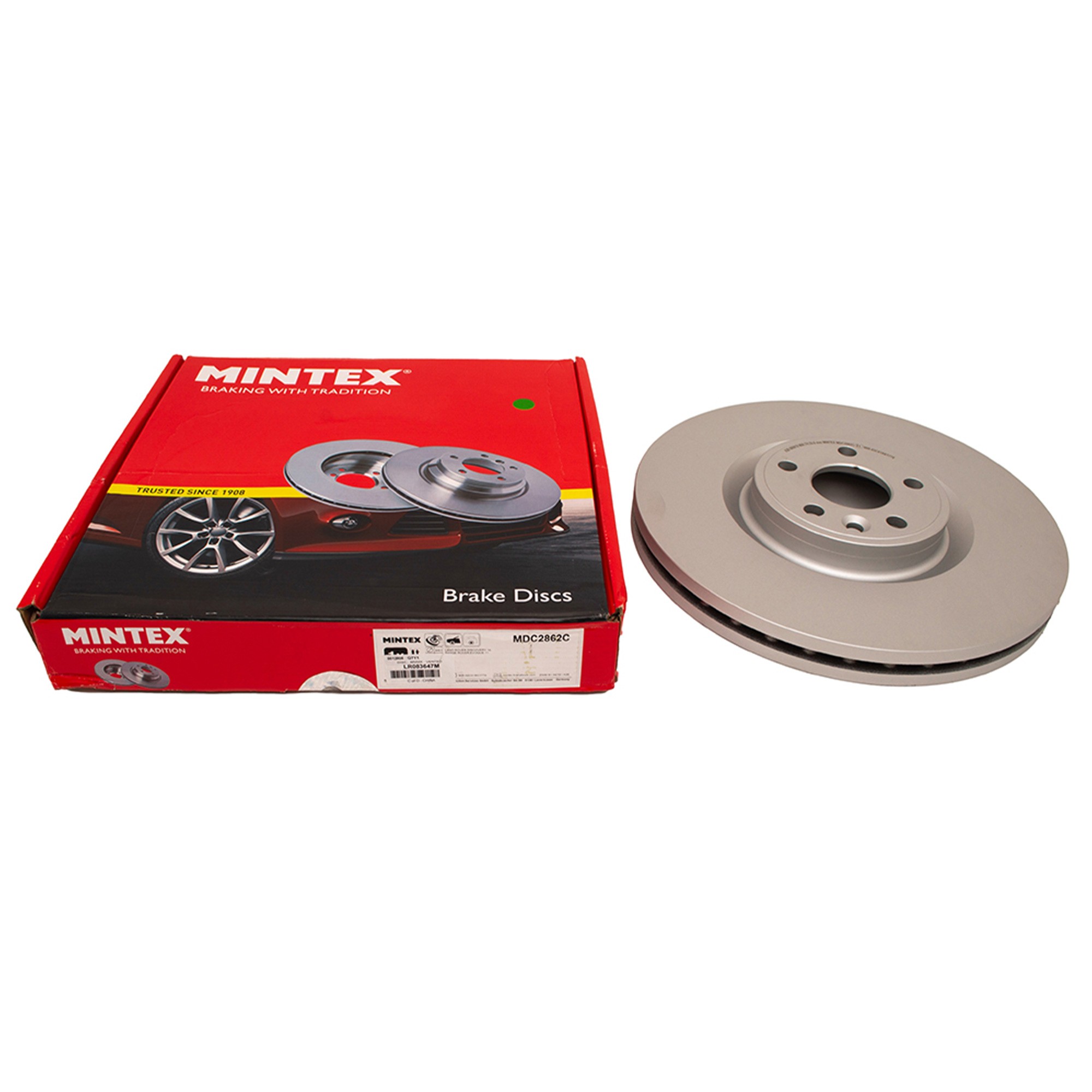 LR083647M - OEM Discovery Sport Front Brake Disc 349mm 18 Inch