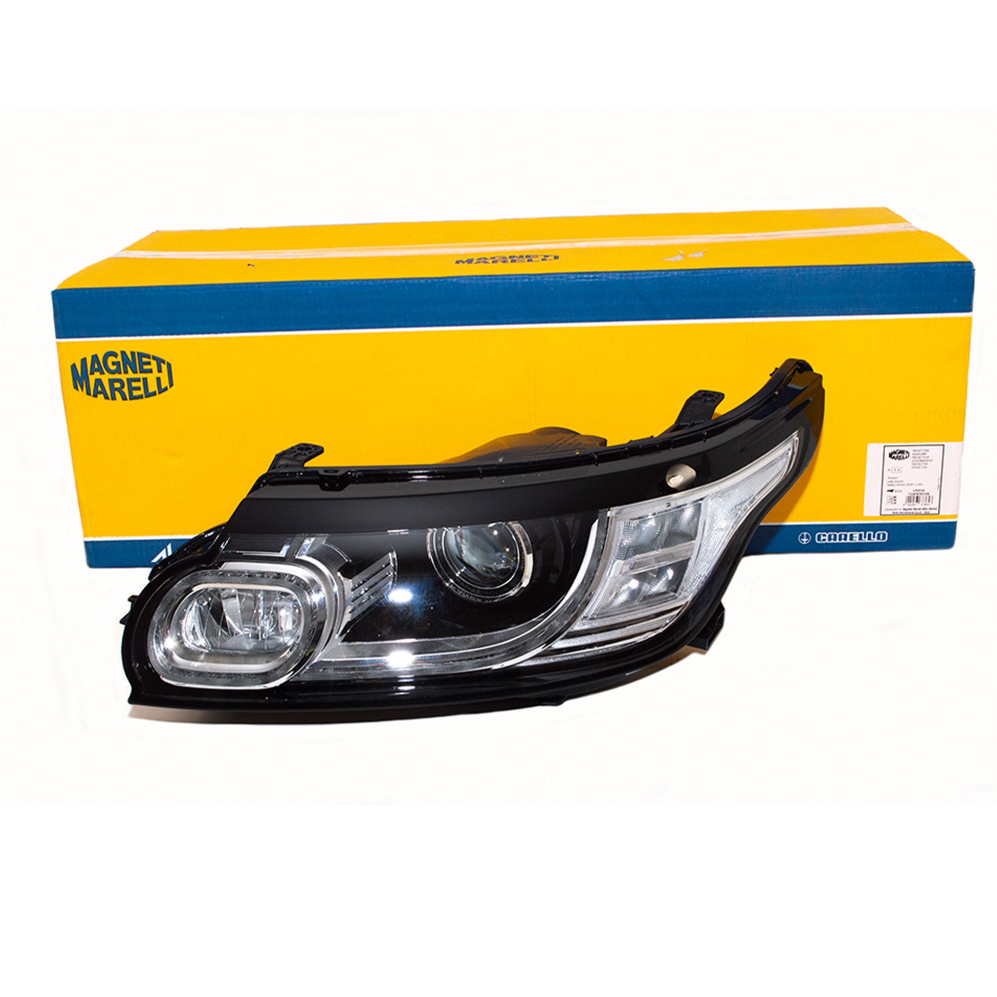 LR090488G - Marelli LHD LH Bi Xenon Headlamp Clear Glass Front