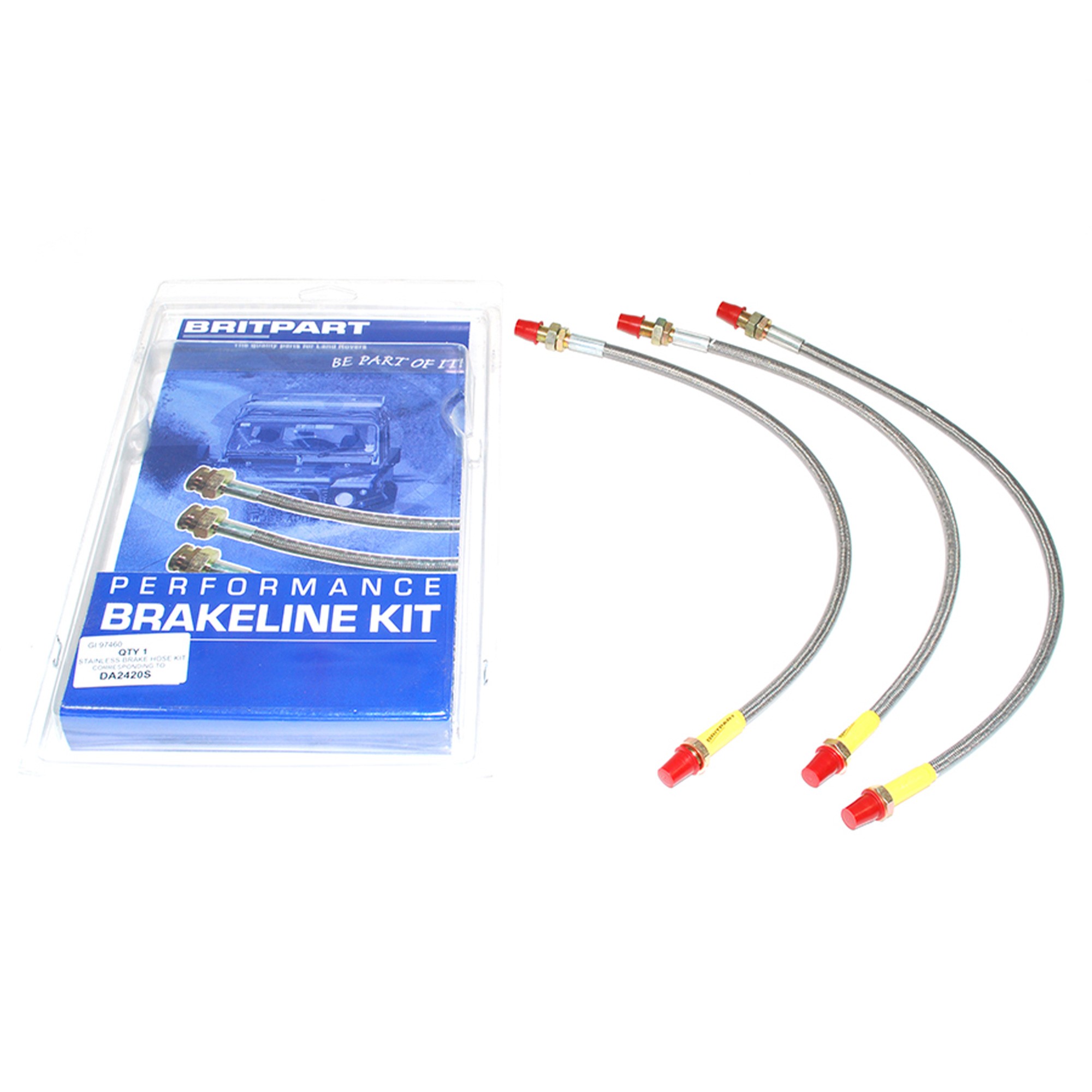 Stainless Flexi Brake Hose Kit Imperial 1960-1979 LWB - DA2420S