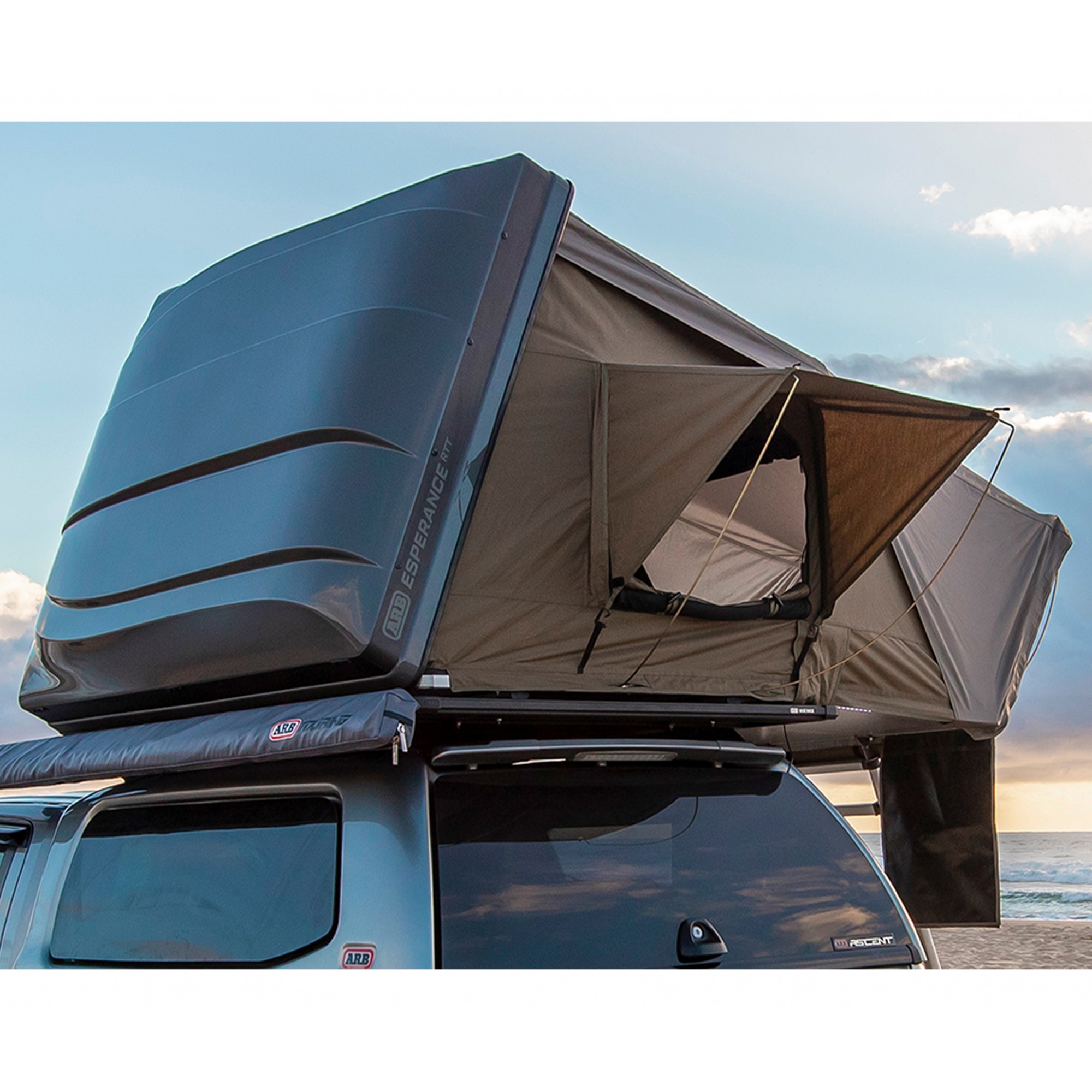 ARB Esperance Roof Top Tent 1520mm (L) x 2000mm (W) x 1200mm (H Sleeps 2 Adults 1 Child