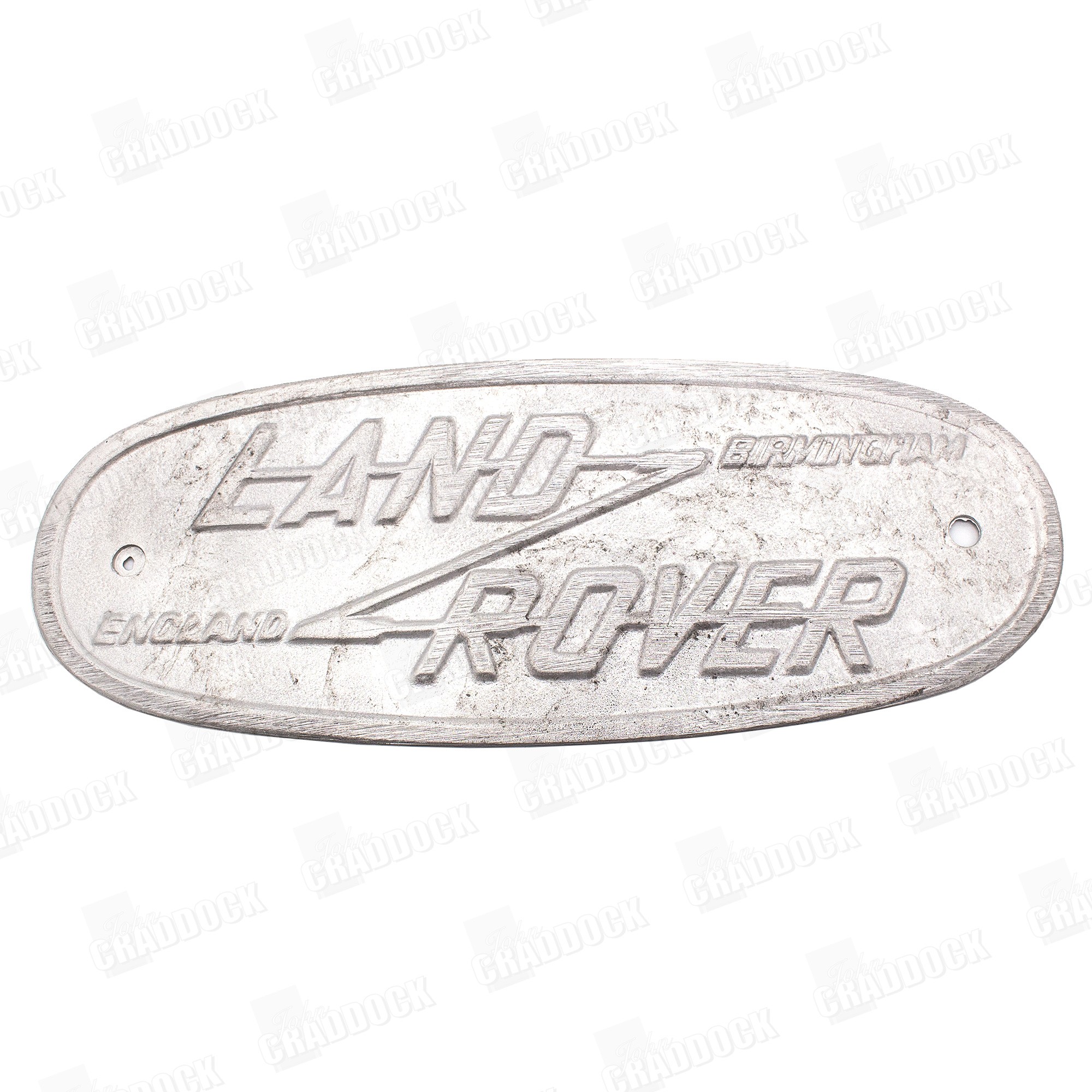 JC302361 No Eta Oval Badge Birmingham for Land Rover 19521958 (Cast