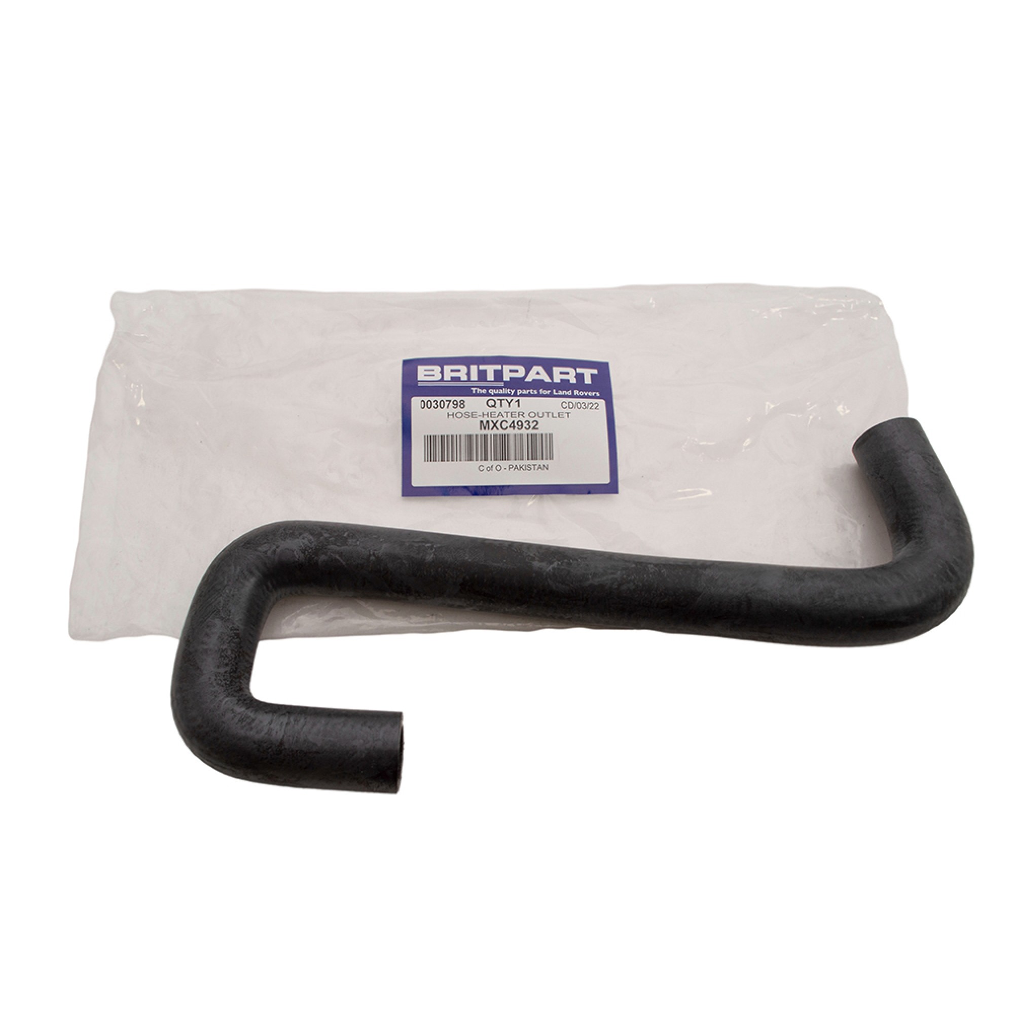MXC4932 - Heater Hose TDI Outlet Disco.