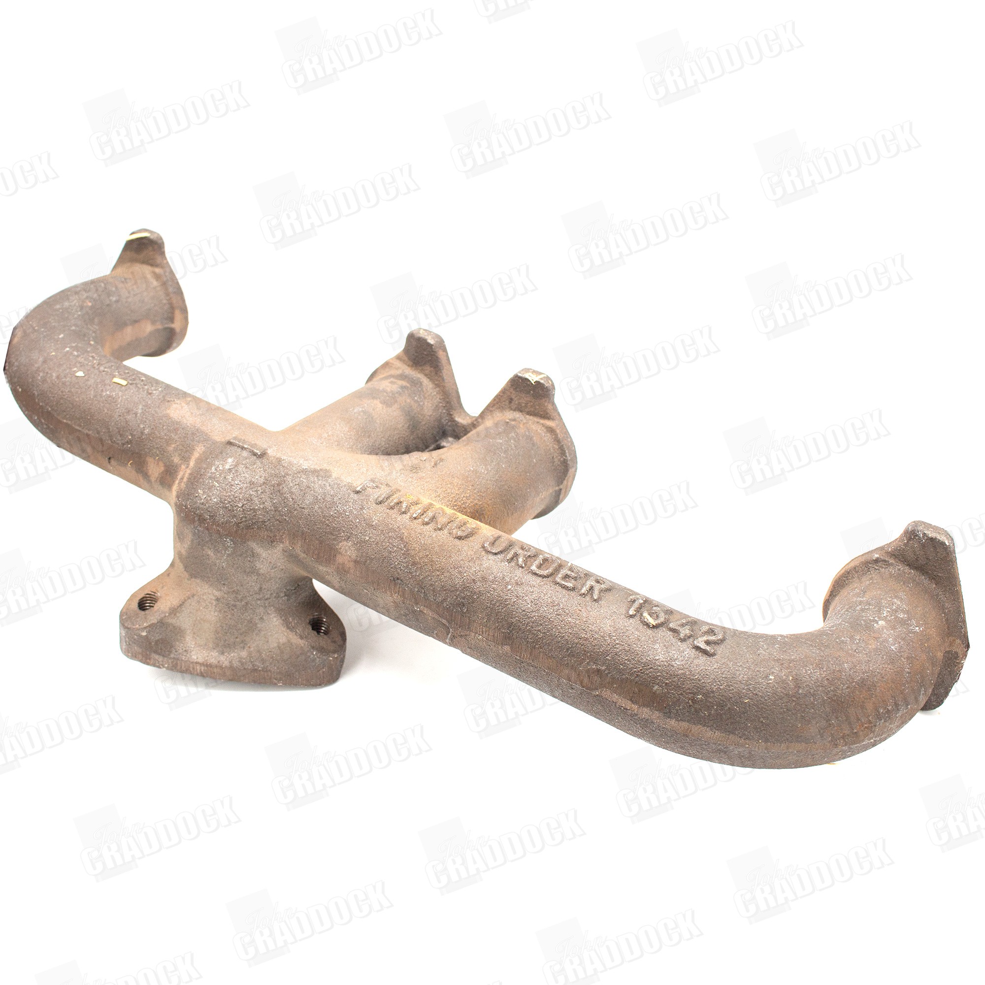 Exhaust Manifold 2.5 Diesel N/A with Welded Olive Front Pipe 90/110
