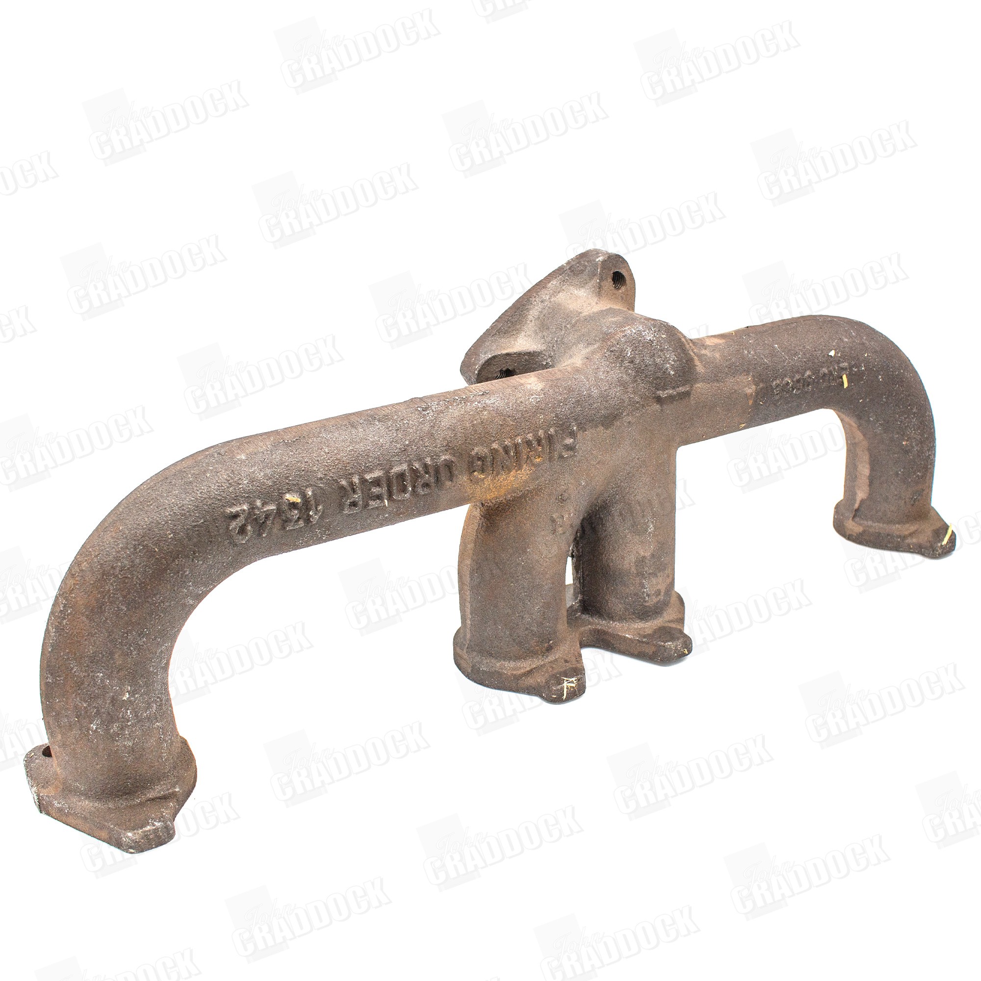 Exhaust Manifold 2.5 Diesel N/A with Welded Olive Front Pipe 90/110