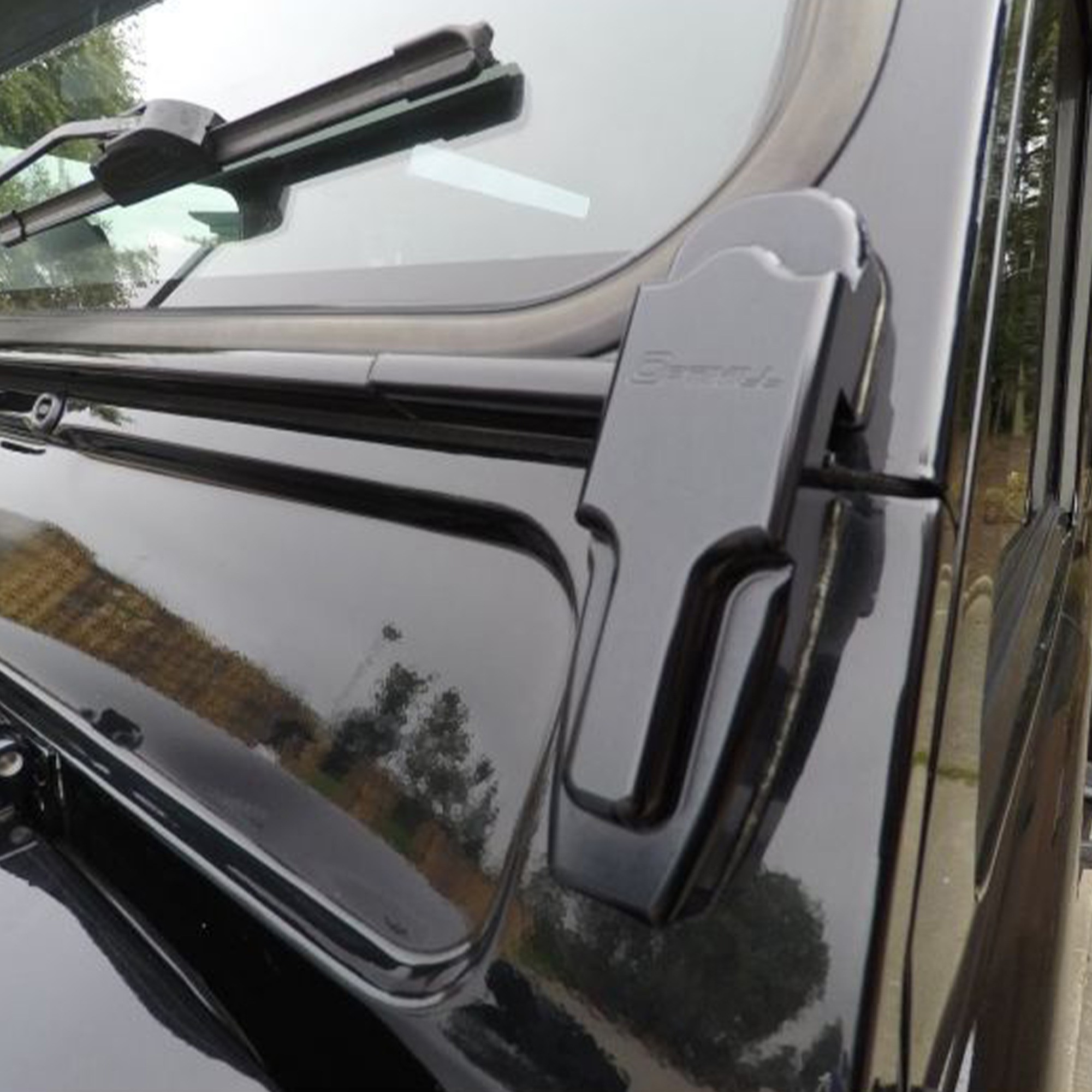 Optimill Defender Window Blocks (Billet Aluminium) - Black