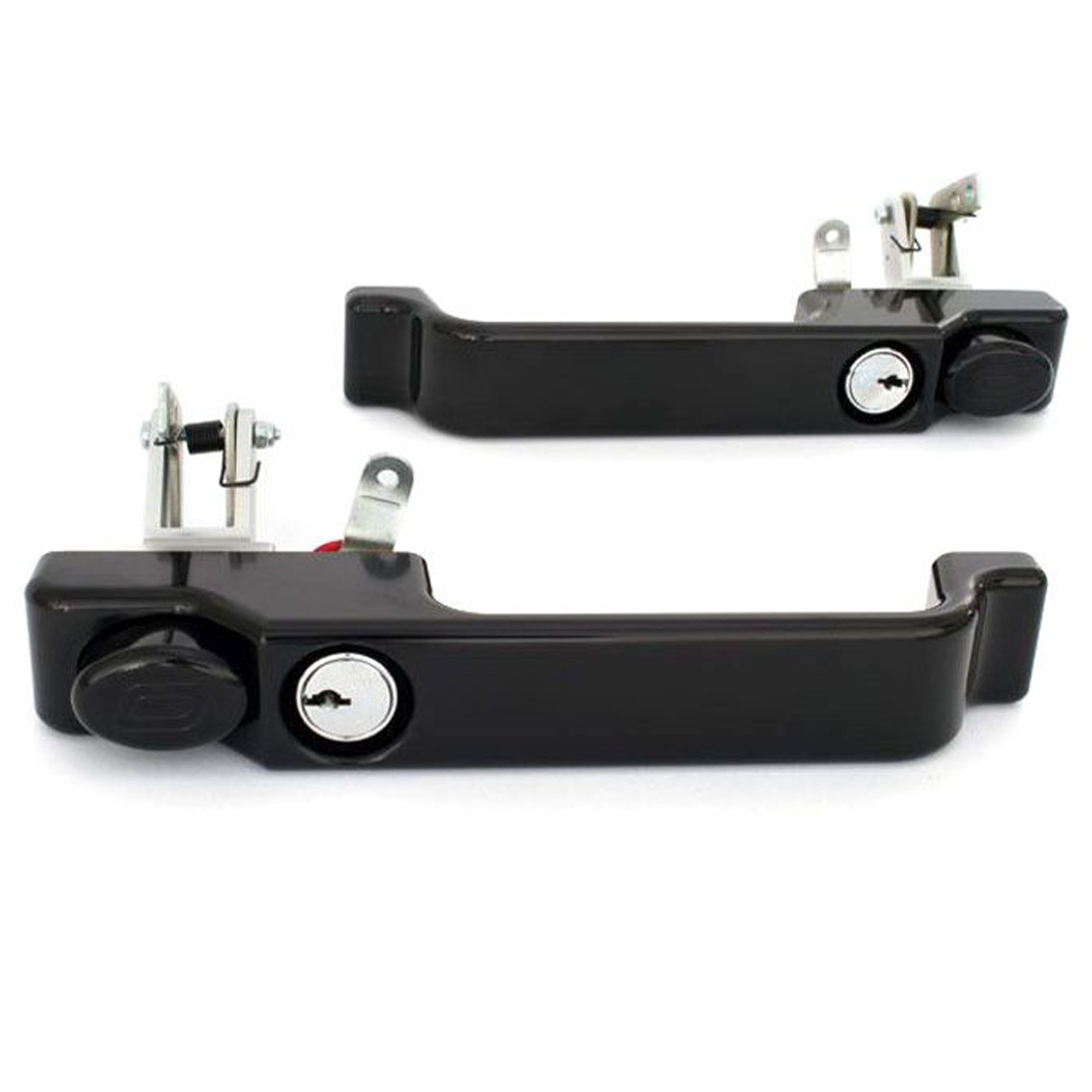 Optimill Exterior Door Handles (Billet Aluminium) Keyed GC17AALIKE - Black