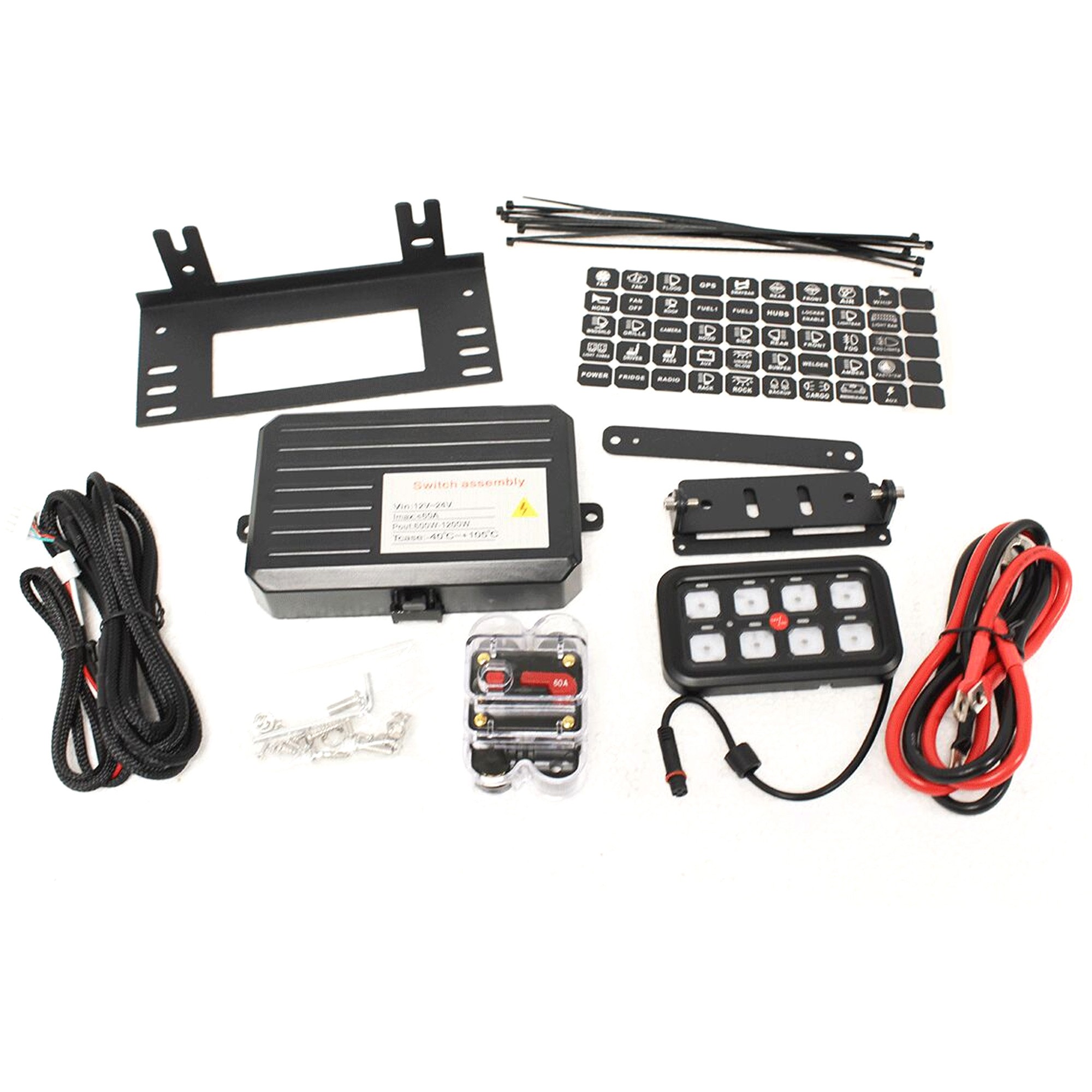 TF7010 - Terrafirma Multi Function 8 Way Switch Panel System